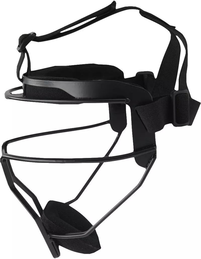 Rawlings HI-VIZ Softball Fielder's Mask - Black - BLACK