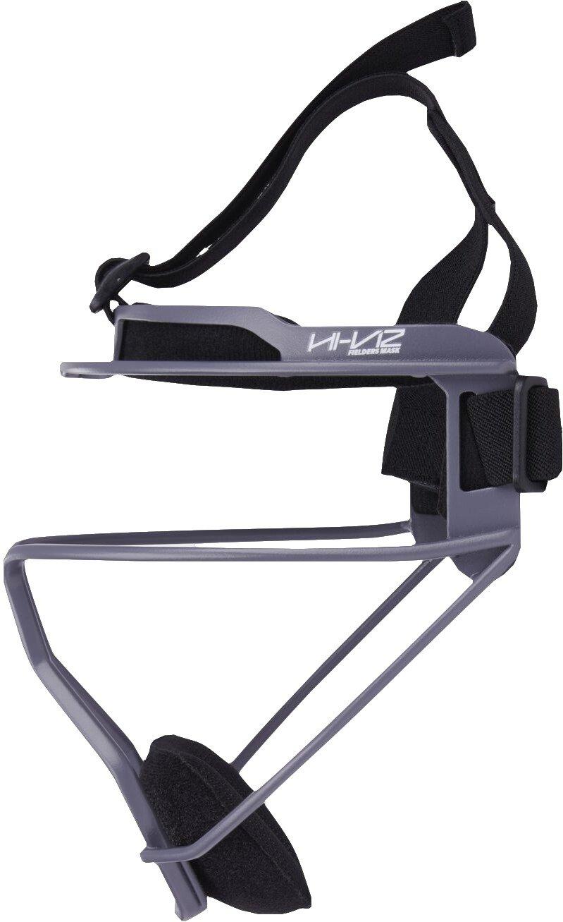 Rawlings HI-VIZ Softball Fielder's Mask - Grey - GRAPHITE Thumbnail View 3