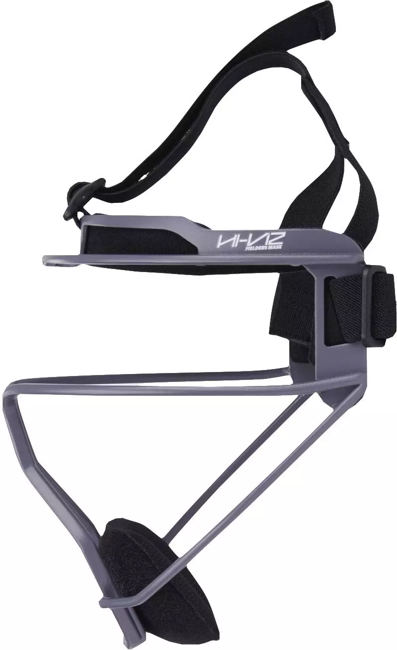 Rawlings HI-VIZ Softball Fielder's Mask - Grey - GRAPHITE