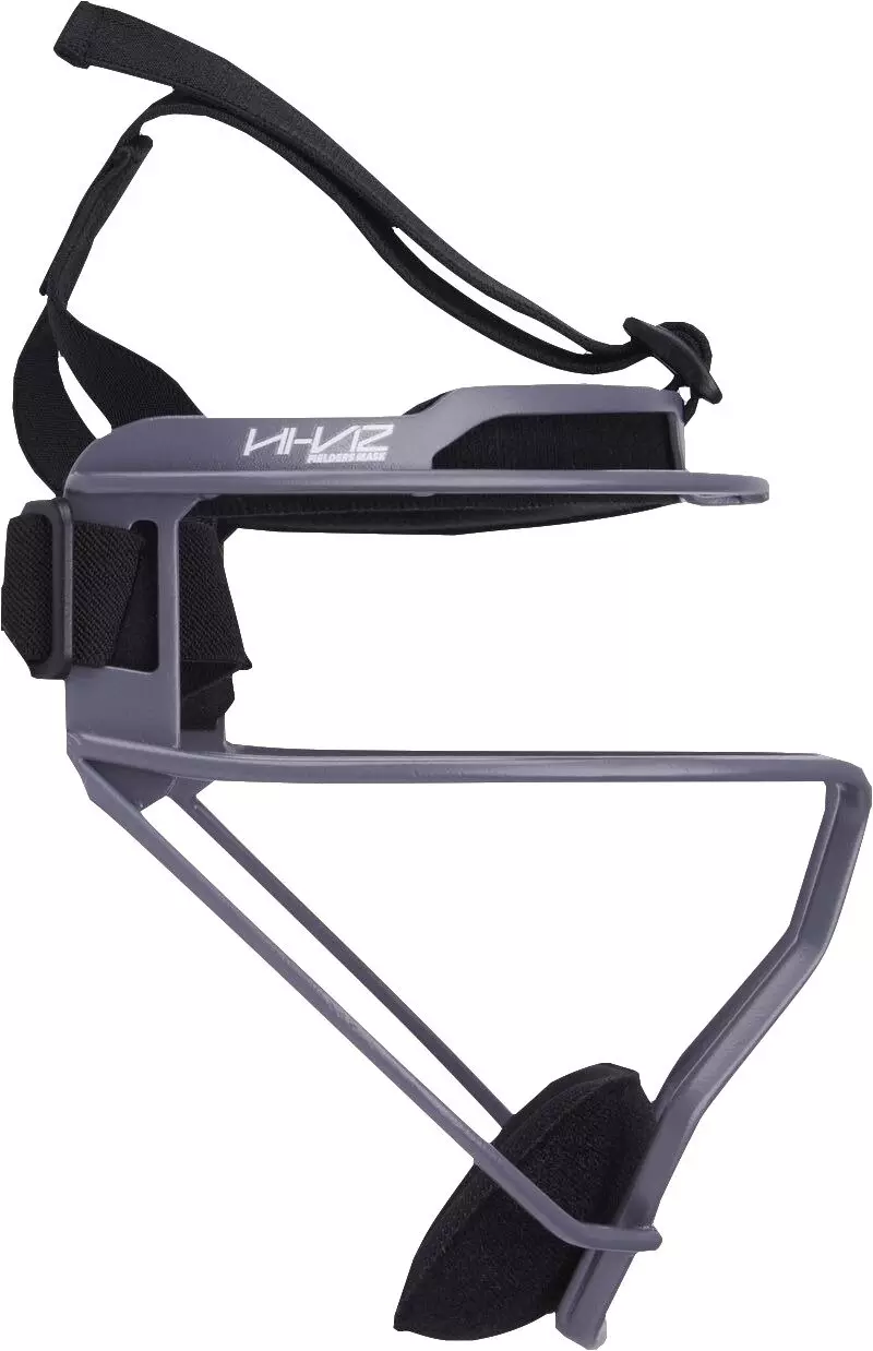 Rawlings HI-VIZ Softball Fielder's Mask - Grey - GRAPHITE