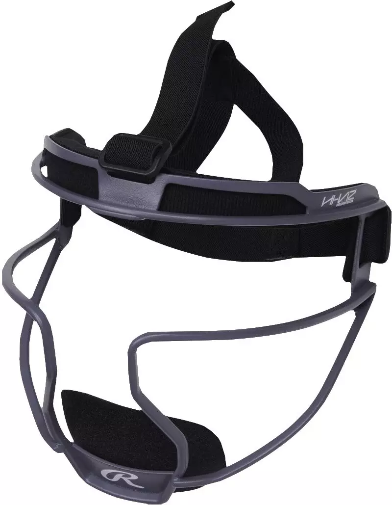 Rawlings HI-VIZ Softball Fielder's Mask - Grey - GRAPHITE