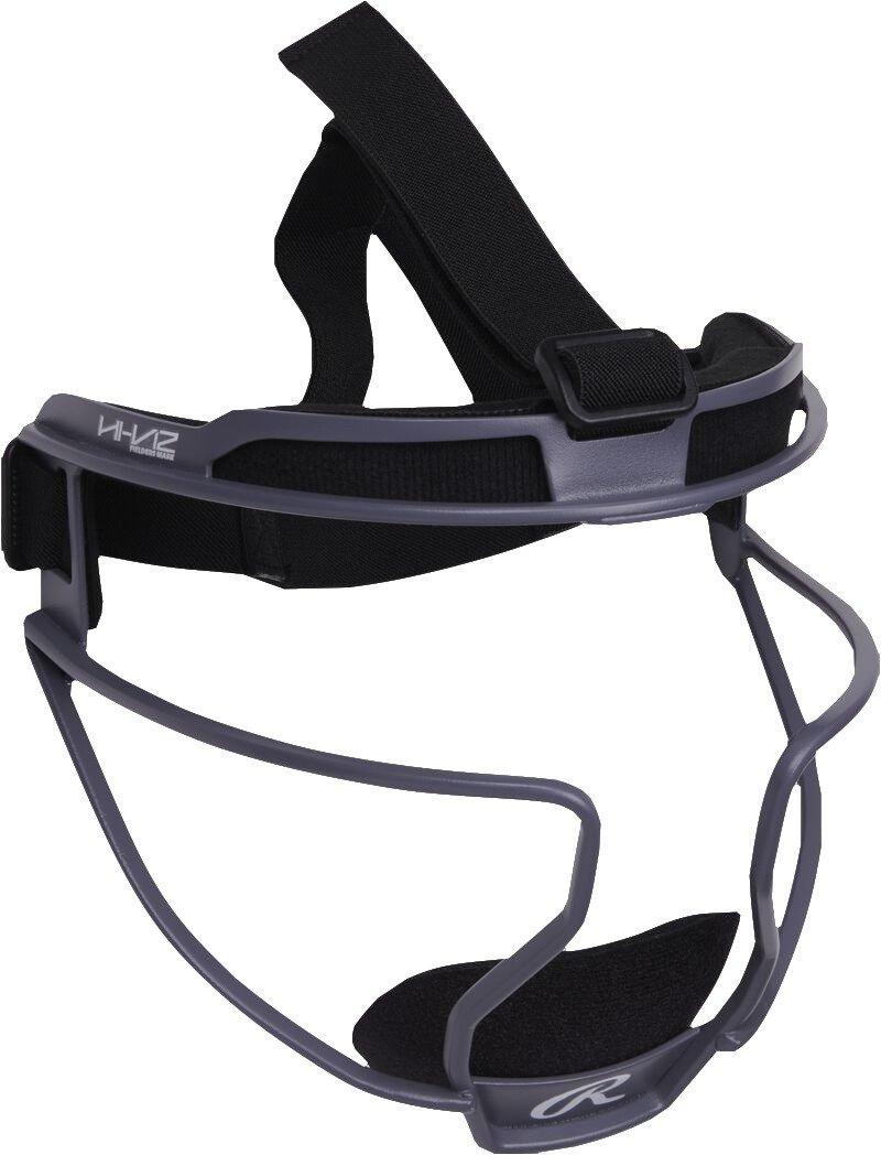 Rawlings HI-VIZ Softball Fielder's Mask - Grey - GRAPHITE Thumbnail View 6
