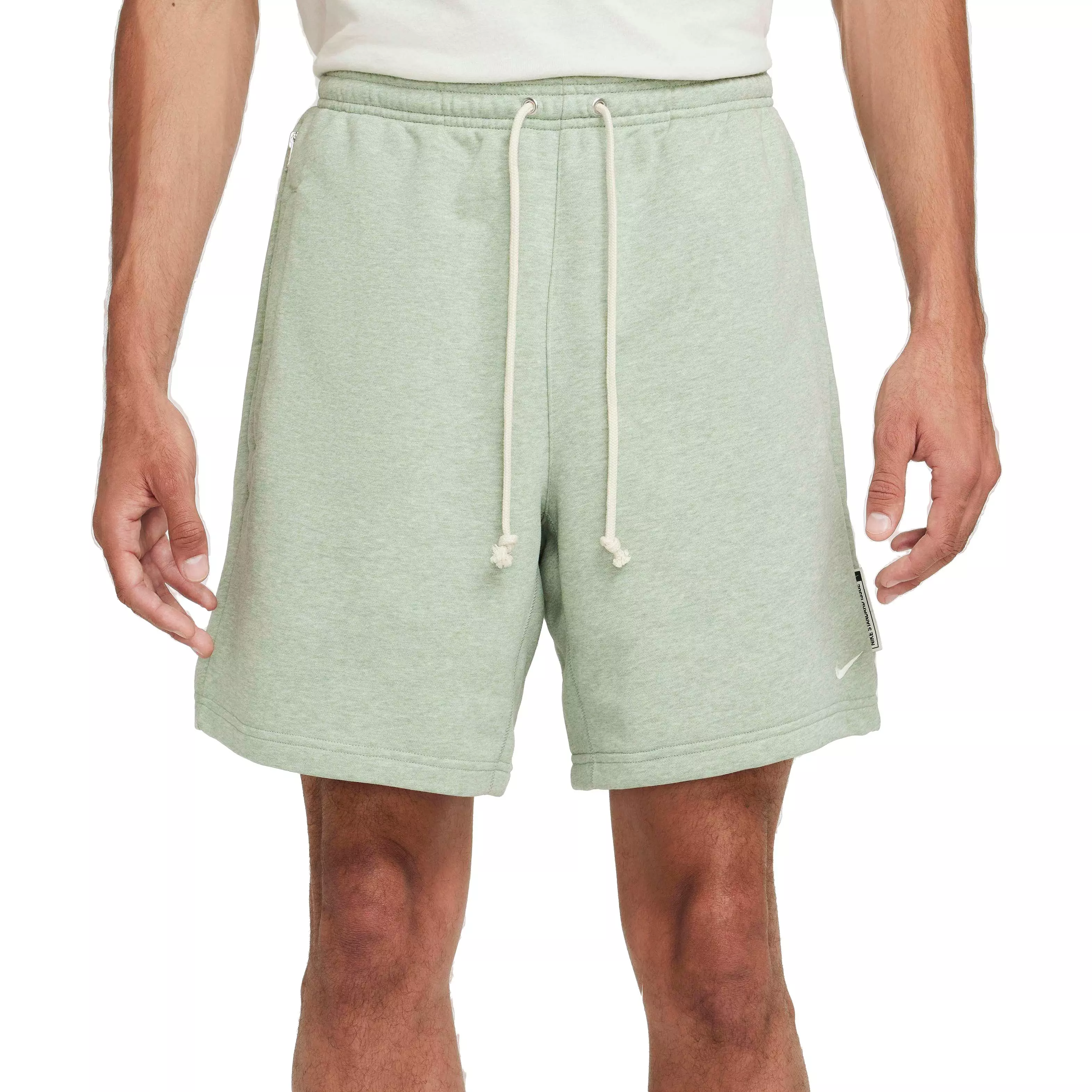 Nike Men's Standard Issue 8" Dri-FIT Fleece Basketball Shorts - GREEN