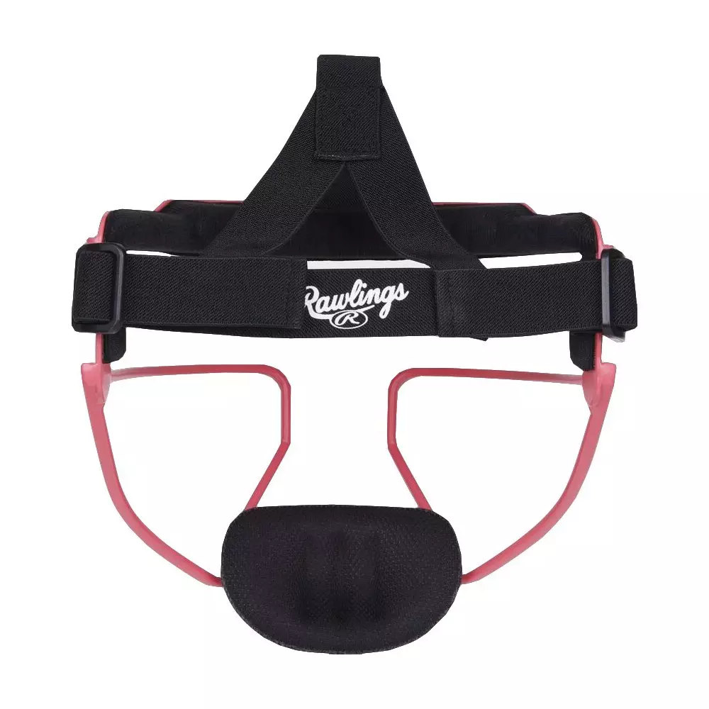 Rawlings HI-VIZ Softball Youth Fielder's Mask - Pink - PINK
