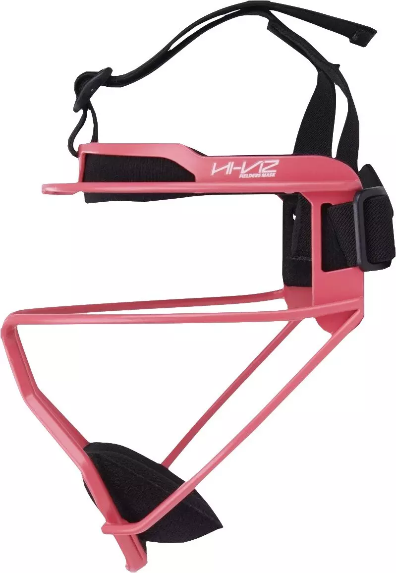 Rawlings HI-VIZ Softball Youth Fielder's Mask - Pink - PINK