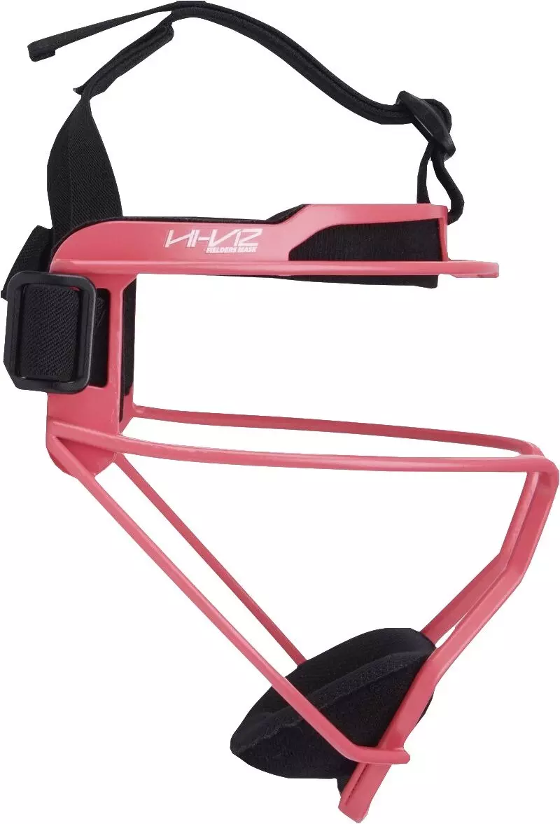 Rawlings HI-VIZ Softball Youth Fielder's Mask - Pink - PINK