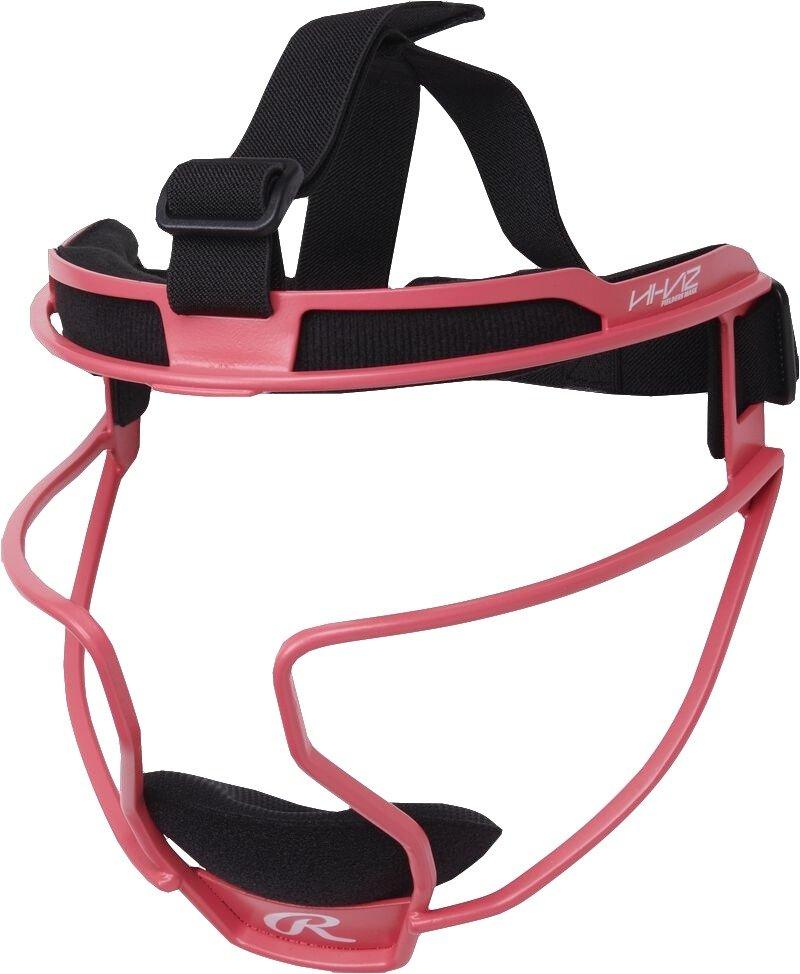 Rawlings HI-VIZ Softball Youth Fielder's Mask - Pink