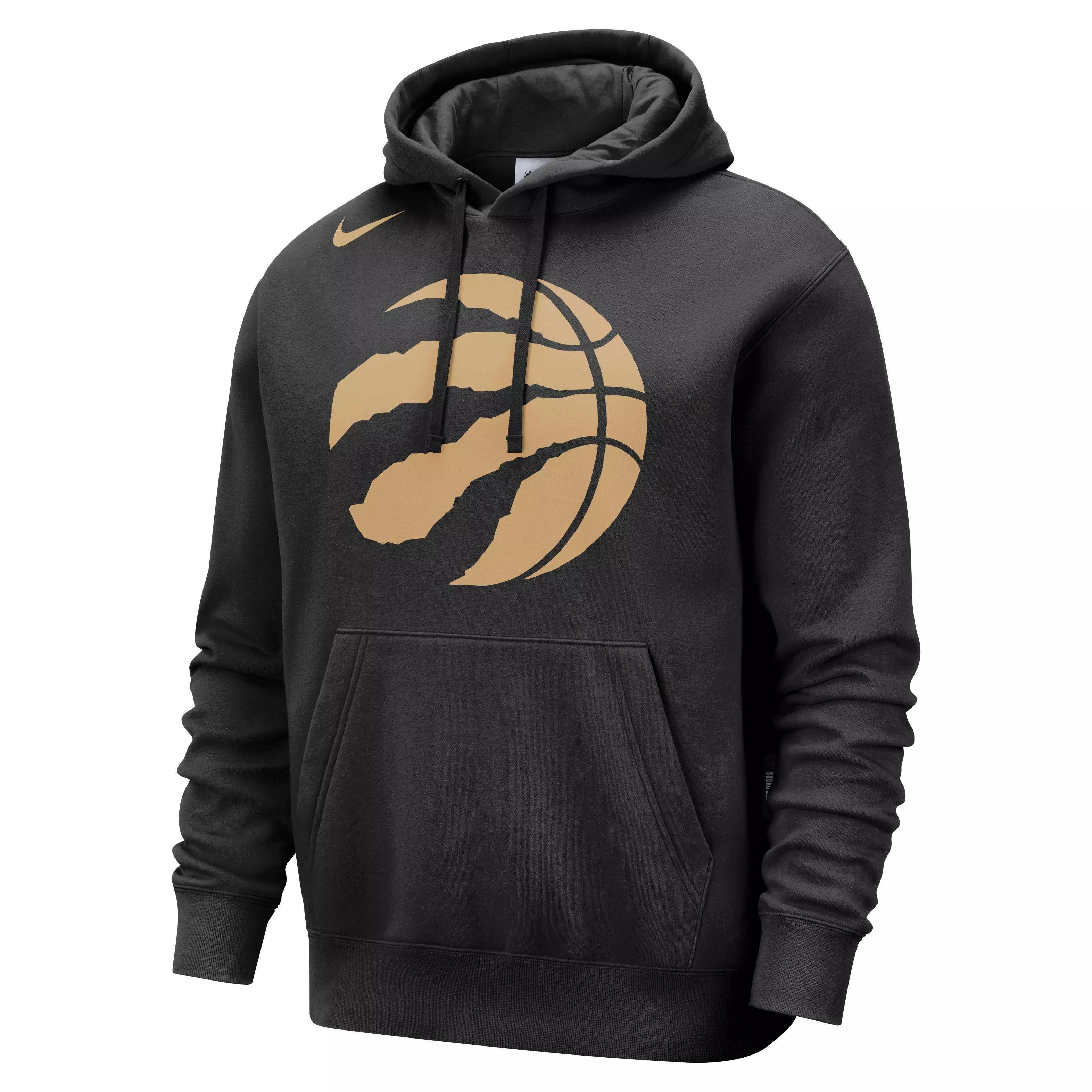 Nike Men's NBA Toronto Raptors CE Club Fleece Pullover Hoodie - BLACK