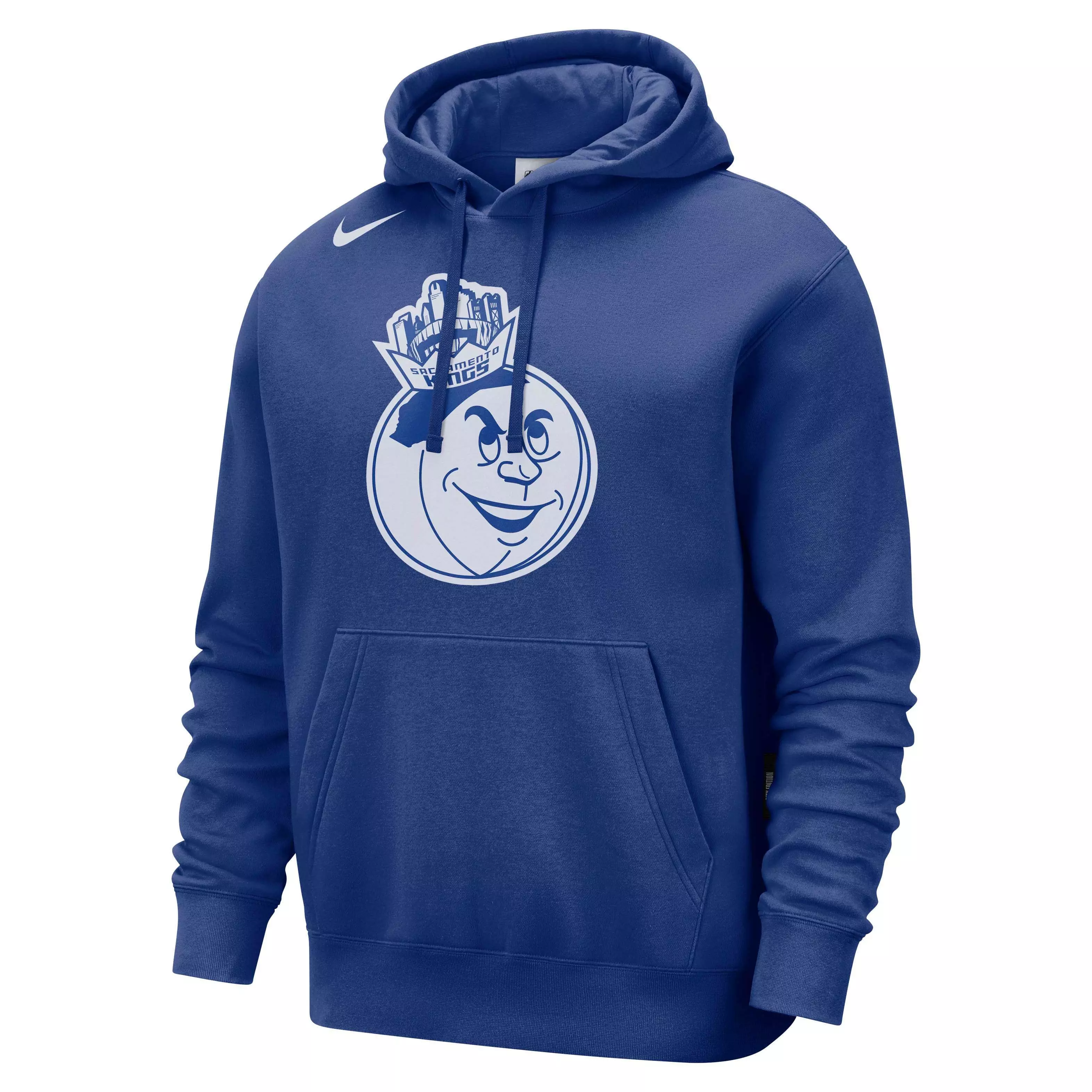 Nike Men's NBA Sacramento Kings CE Club Fleece Pullover Hoodie - BLUE
