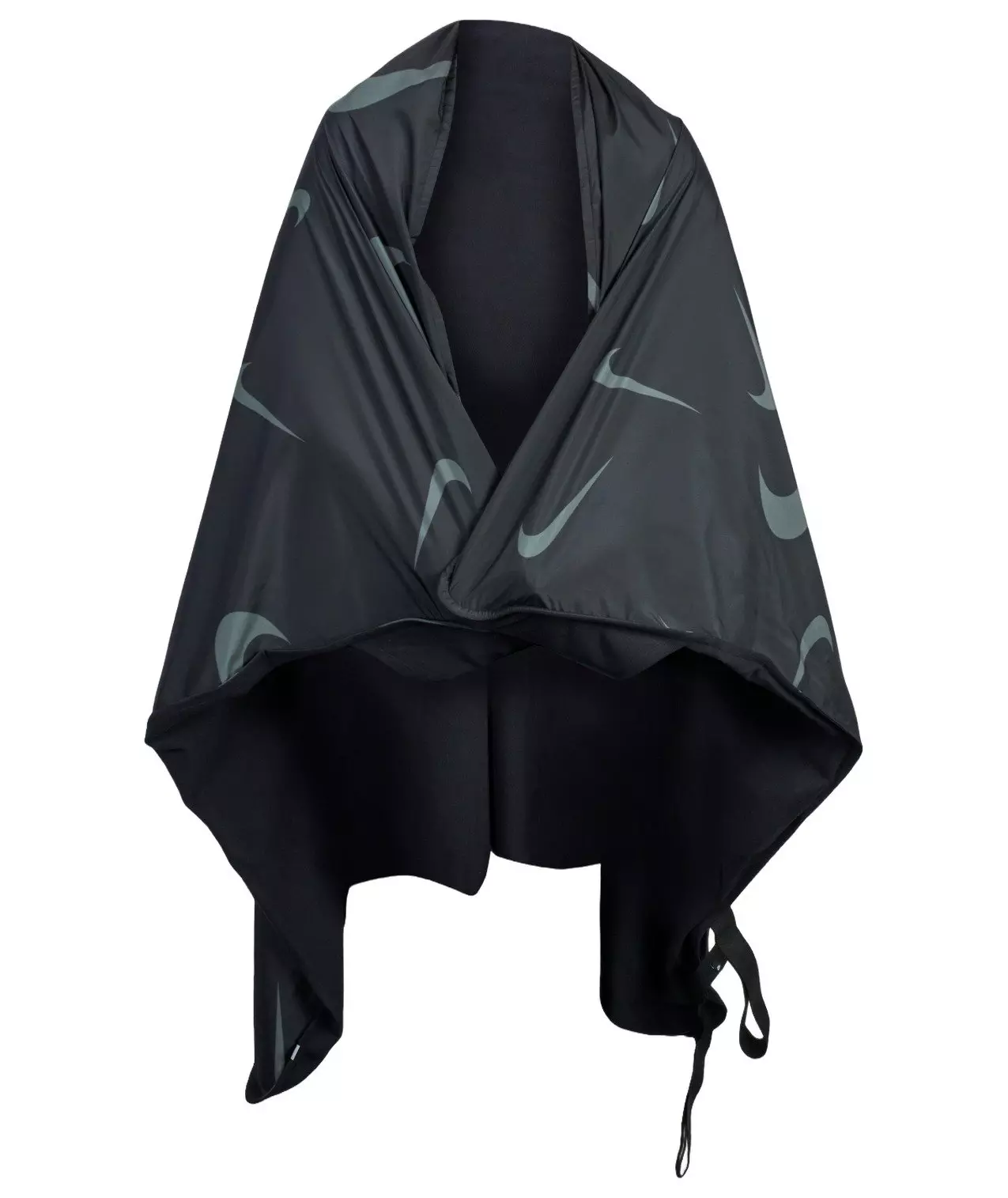 Nike Sport Wrap Blanket-Black/Grey - BLACK/GREY