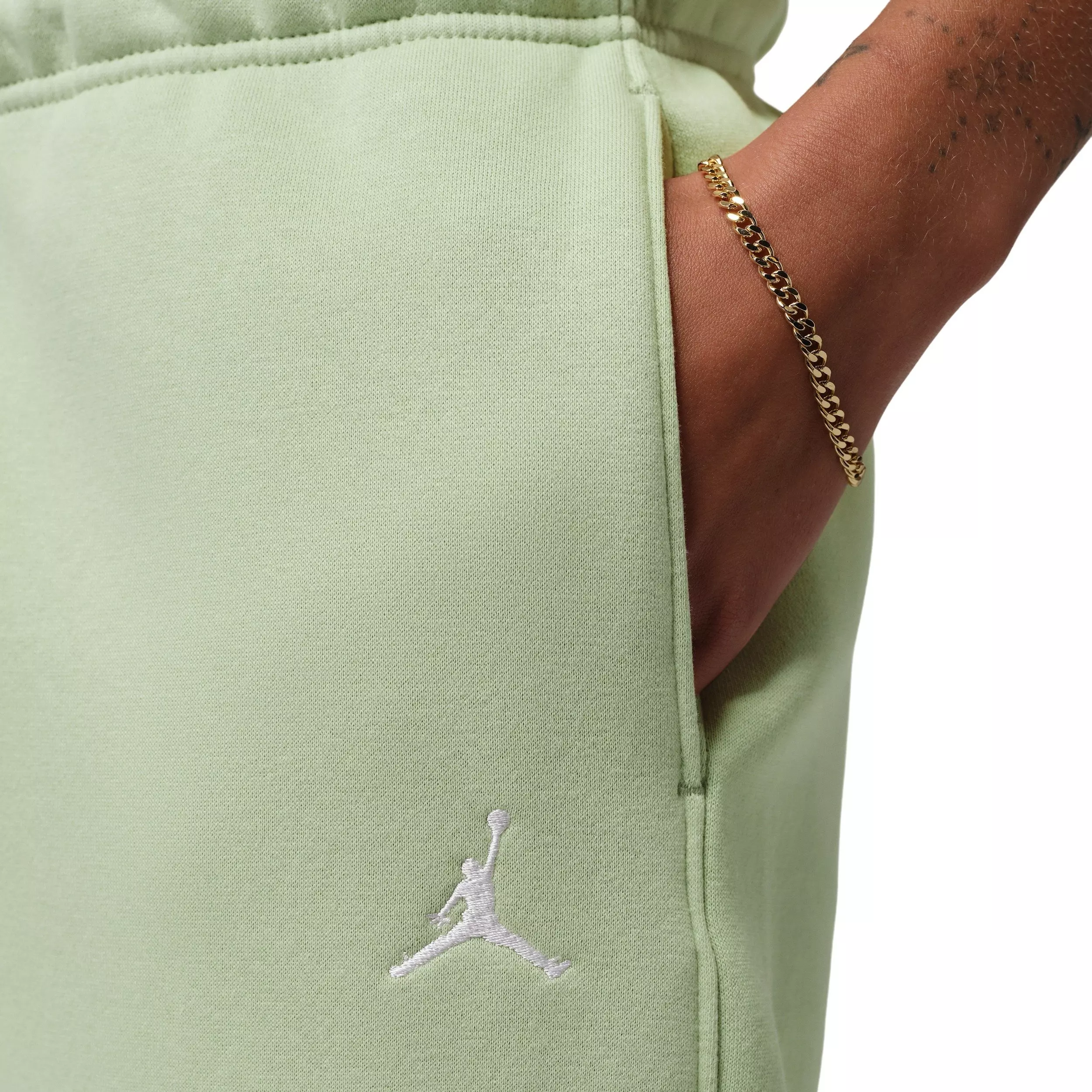 Jordan Women's Brooklyn Fleece Pants - OLIVE/WHITE