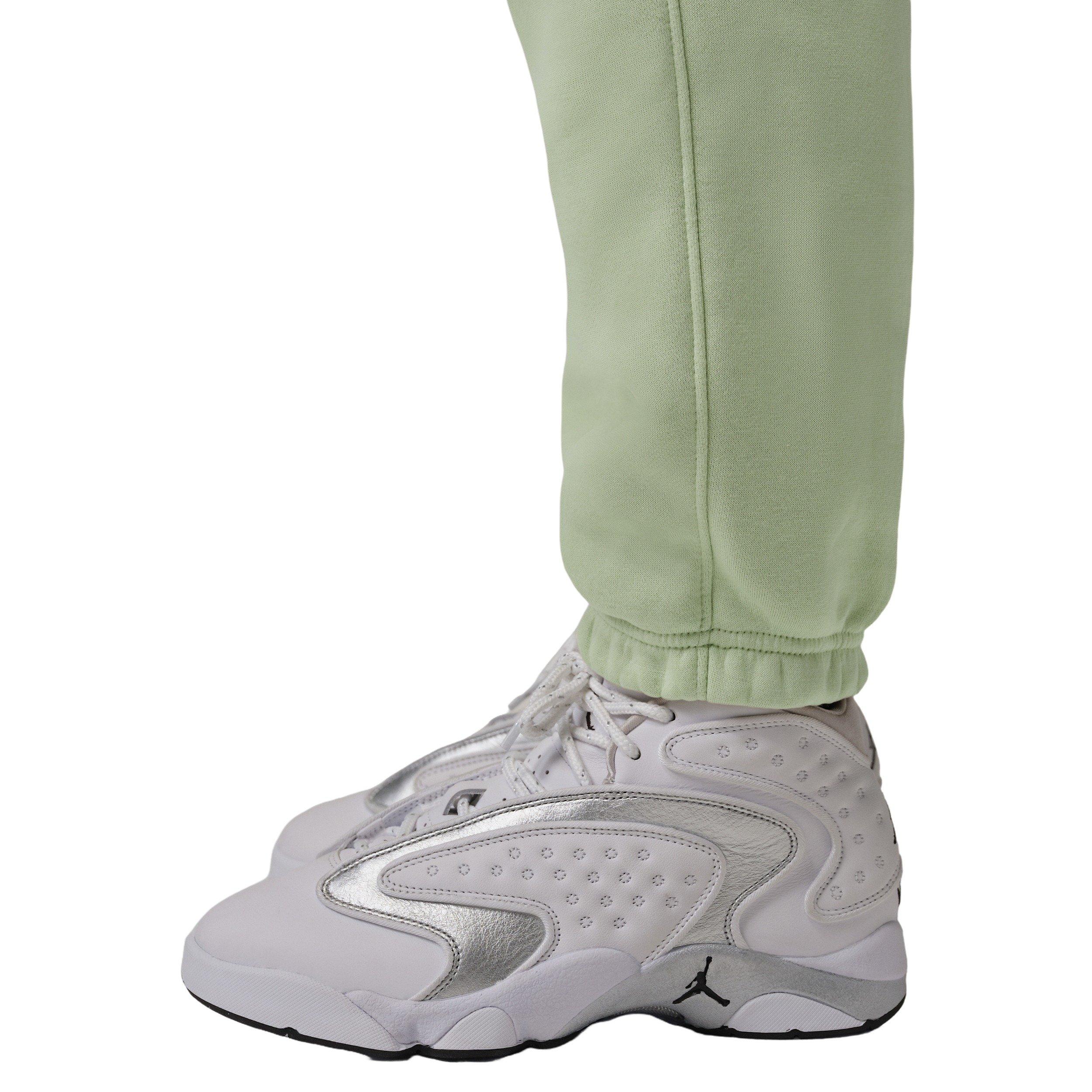 Jordan Women's Brooklyn Fleece Pants - OLIVE/WHITE Thumbnail View 4