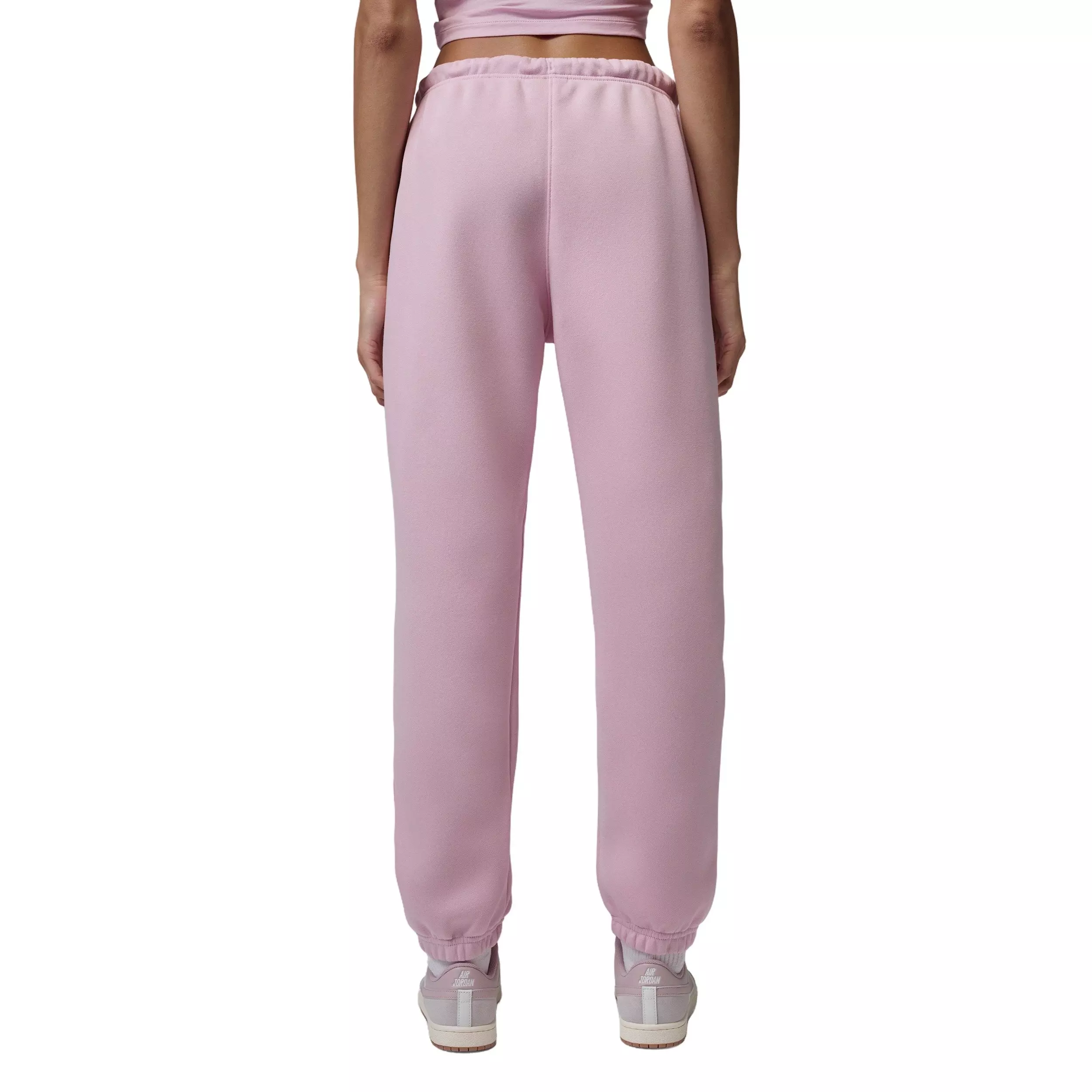 Jordan Women's Brooklyn Fleece Pants - PINK/WHITE
