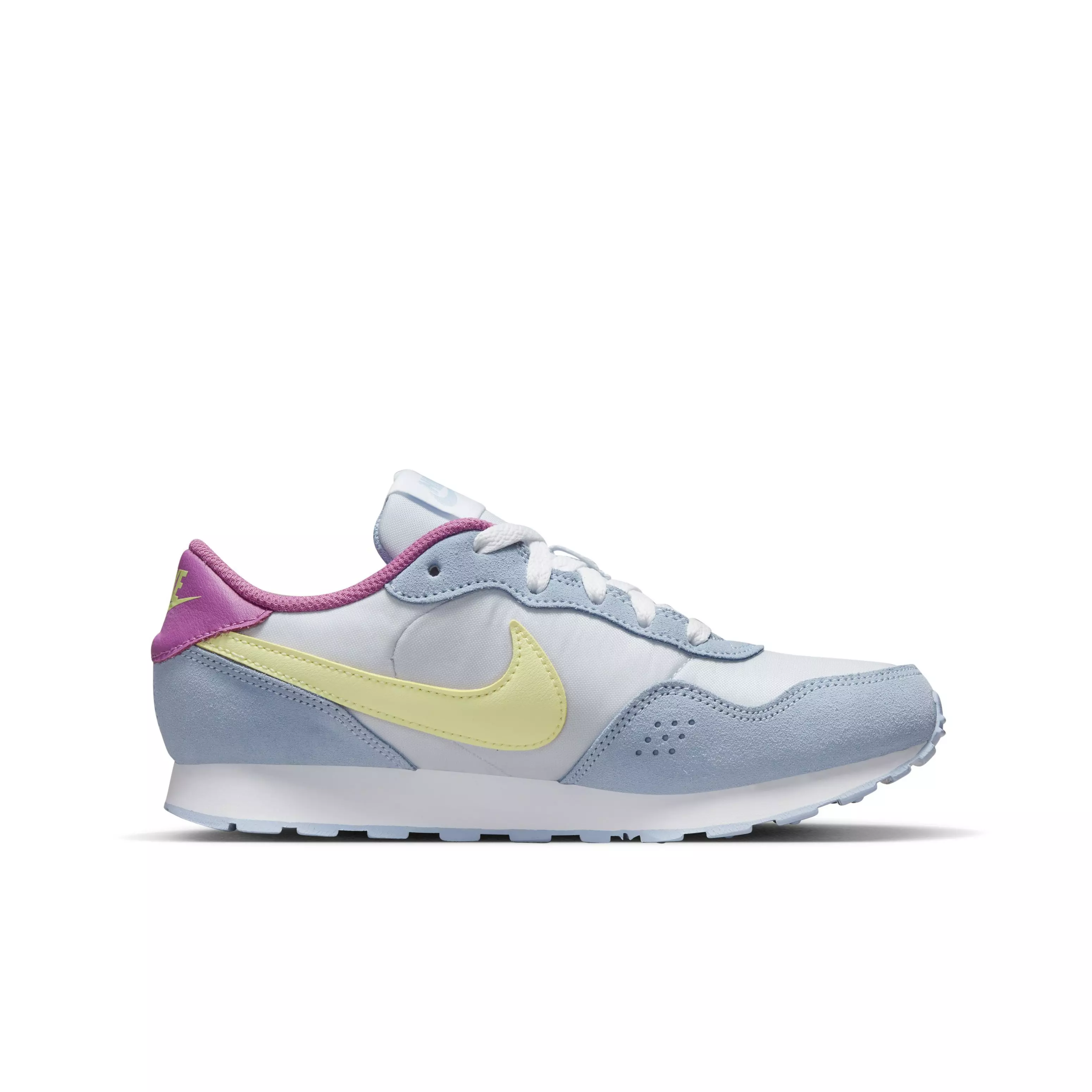 Nike MD Valiant "Cobalt Bliss/Citron Tint/Football Grey" Grade School Kids' Shoe - COBALT/CITRON/GREY