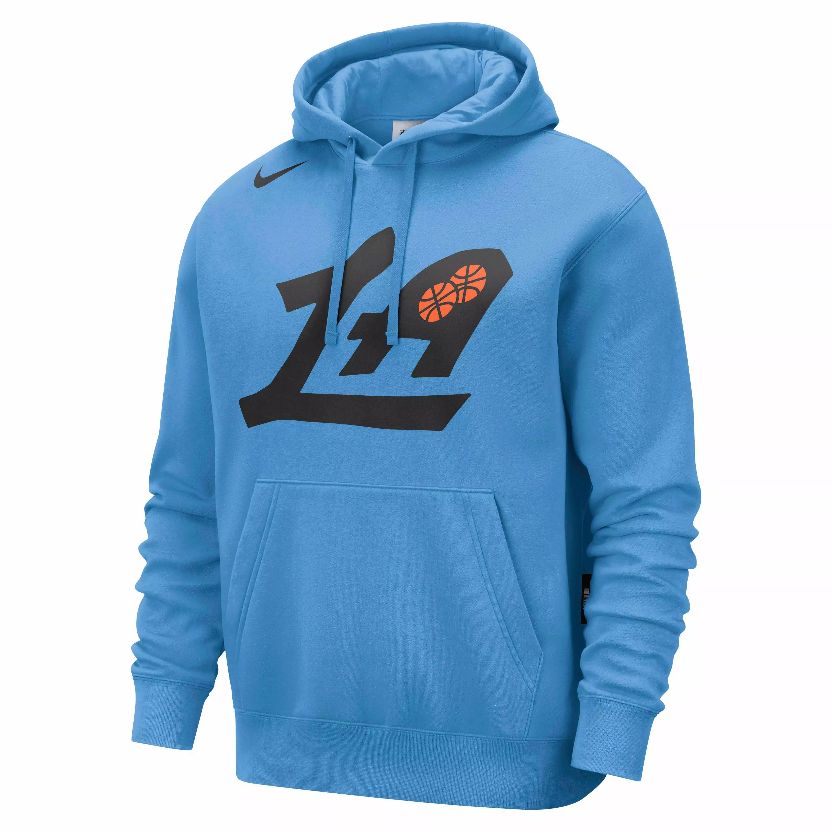 Nike Men's NBA LA Clippers CE Club Fleece Pullover Hoodie - BLUE