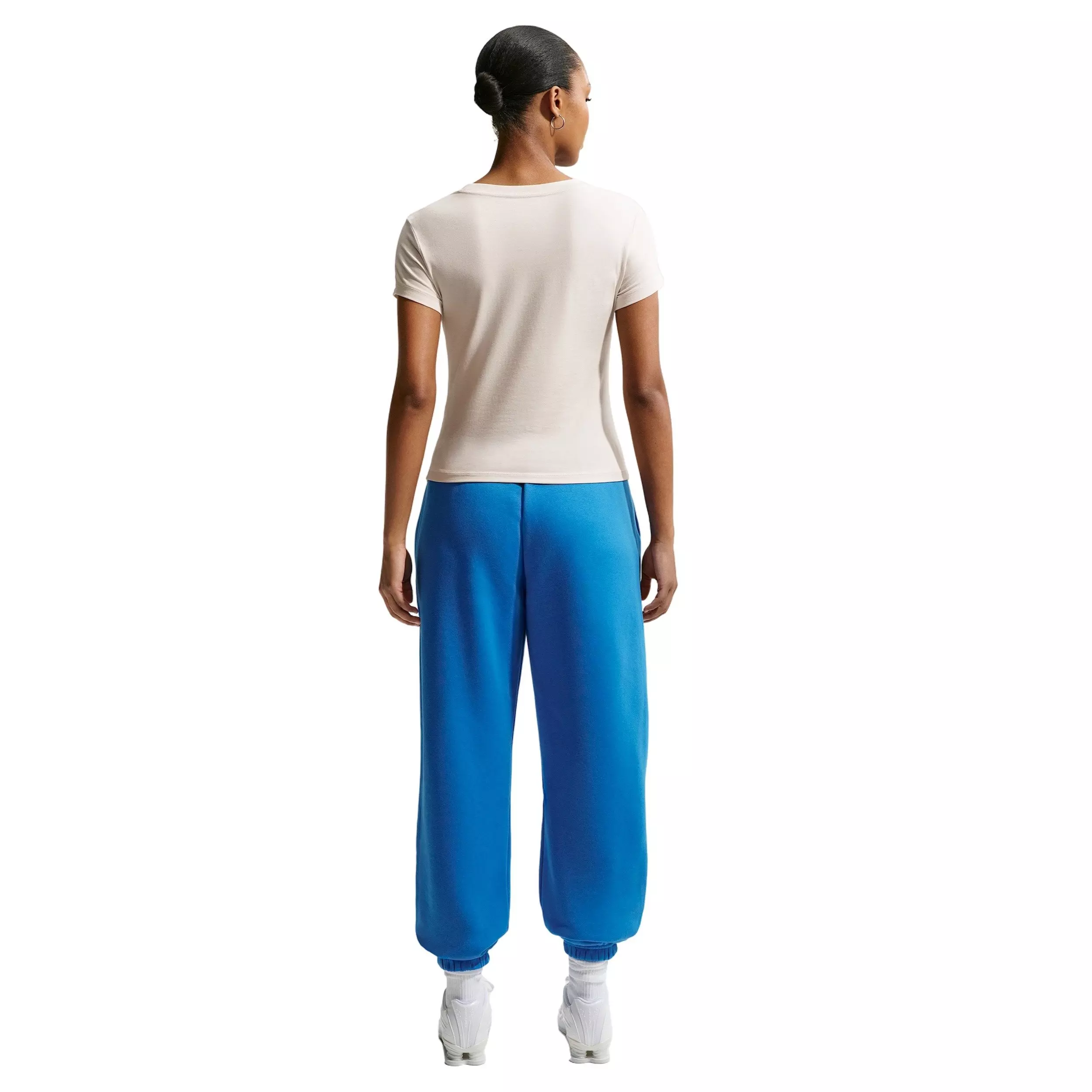 Nike Women's Sportswear Phoenix Fleece High-Waisted Oversized Sweatpants - BLUE