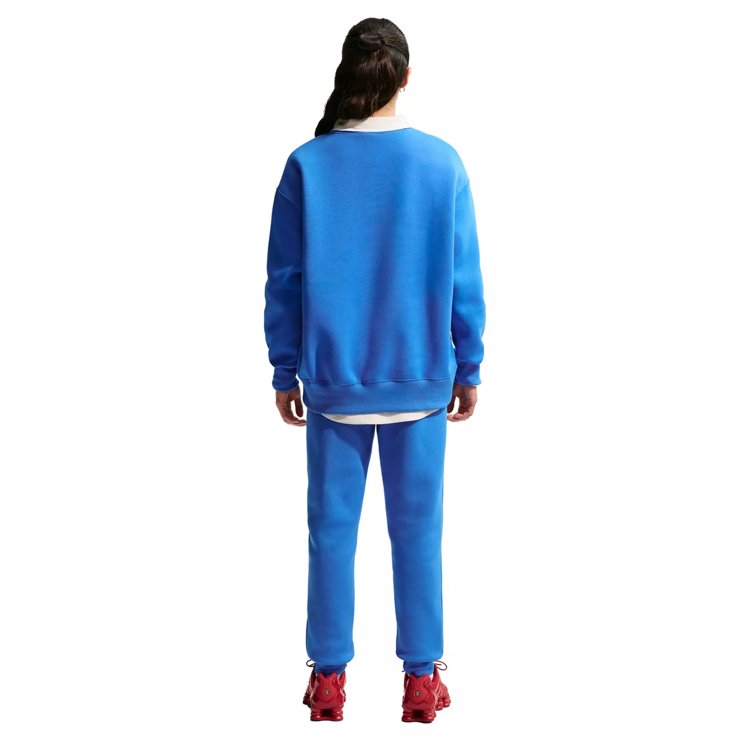 Nike Women's Sportswear Phoenix Fleece Mid-Rise Sweatpants - Blue - BLUE