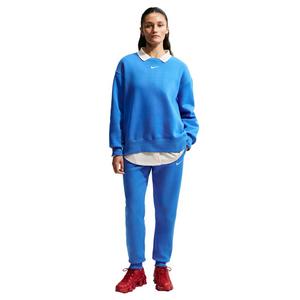 Nike Women's Sportswear Phoenix Fleece Mid-Rise Sweatpants - Blue