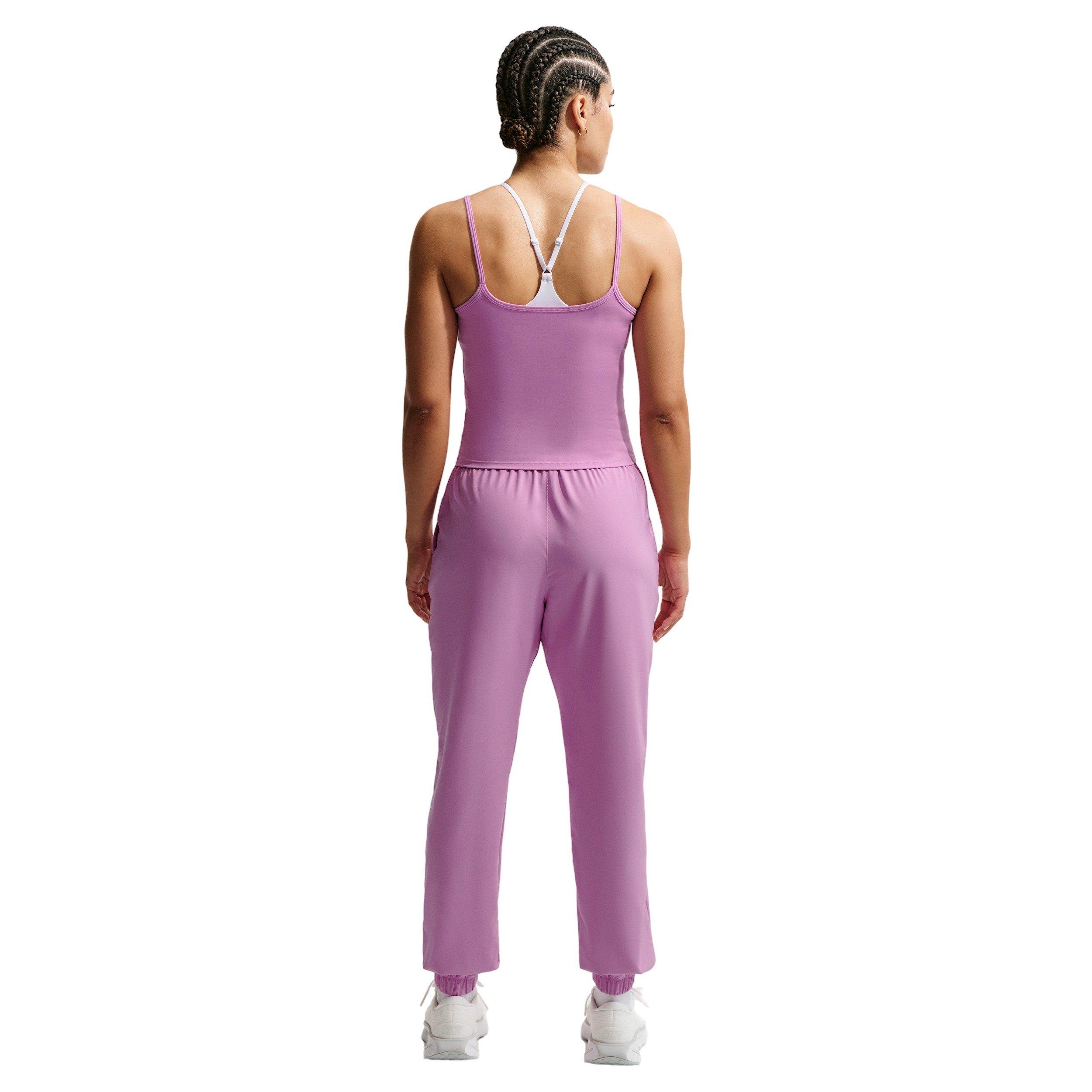 Nike Women's One Dri-FIT High-Waisted 7/8 Joggers - MAGENTA Thumbnail View 2