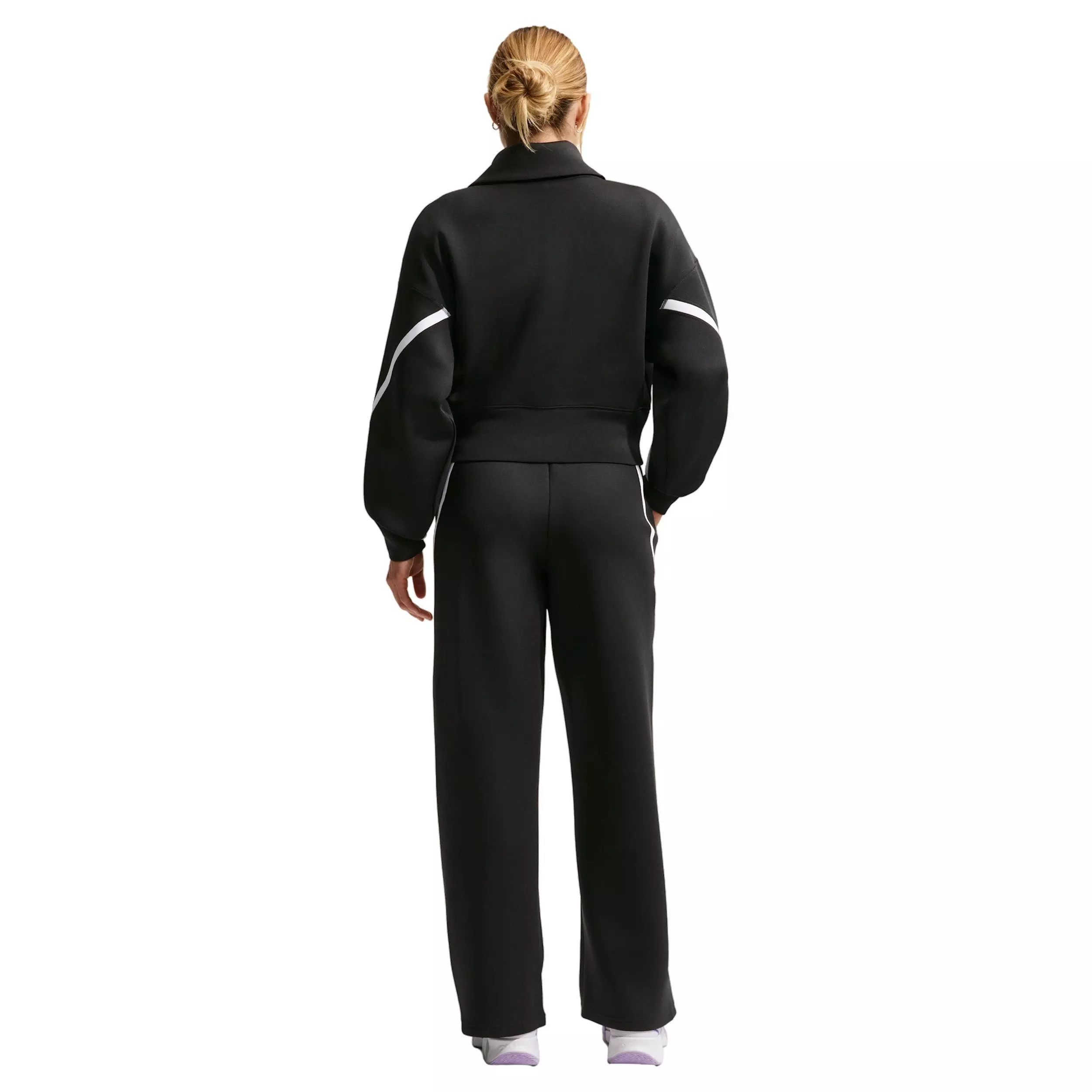 Nike Women's Advantage Dri-FIT Mid-Rise Tennis Pants - BLACK/WHITE