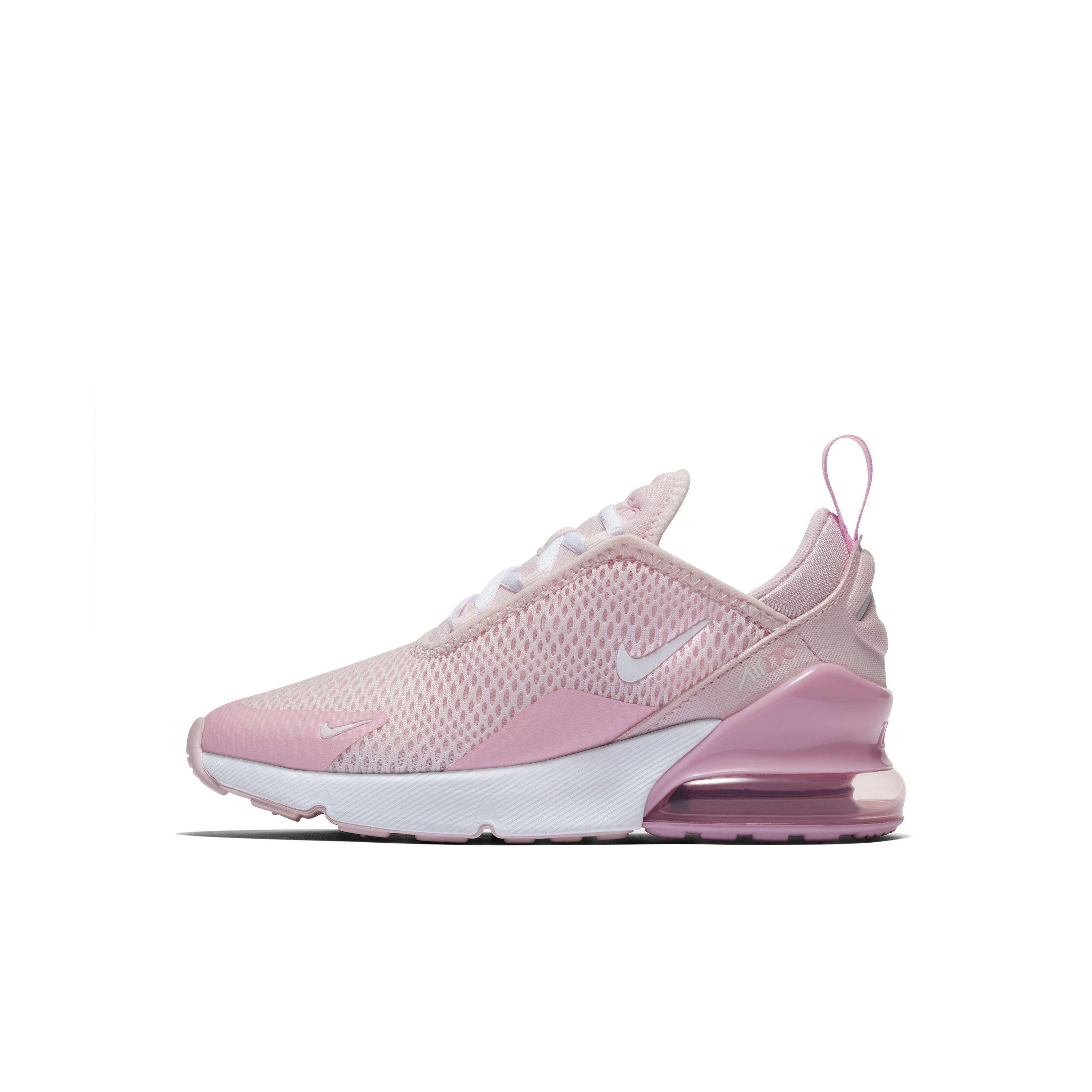 Nike Air Max 270 "Pink Foam/White/Pink Rise" Preschool Girls' Shoe - PINK/WHITE/PINK Thumbnail View 2