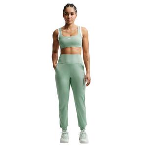 Nike Women's One High-Waisted Full-Length Knit Joggers - Green/White