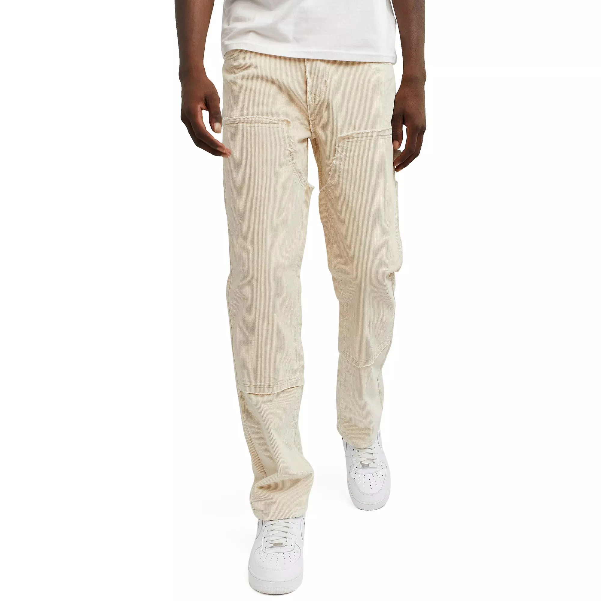 Reason Men's Reeves Carpenter Corduroy Pants - Khaki - KHAKI