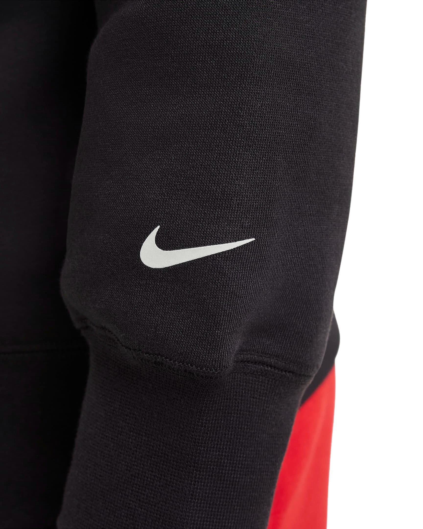Nike Men's Ja Fleece Basketball Hoodie - BLACK Thumbnail View 6