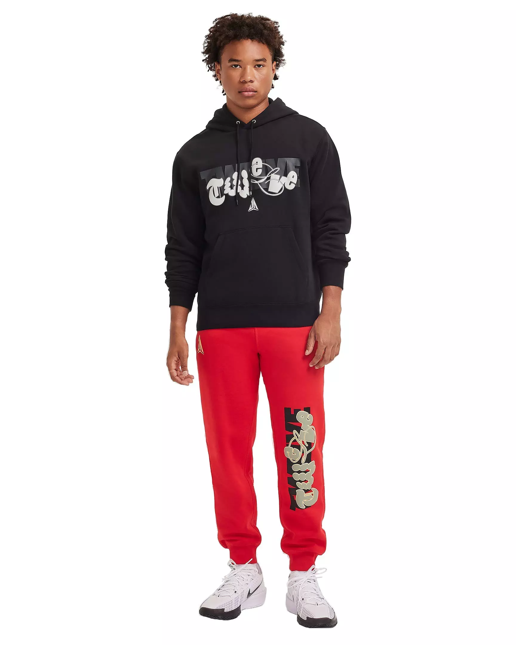 Nike Men's Ja Fleece Basketball Hoodie - BLACK