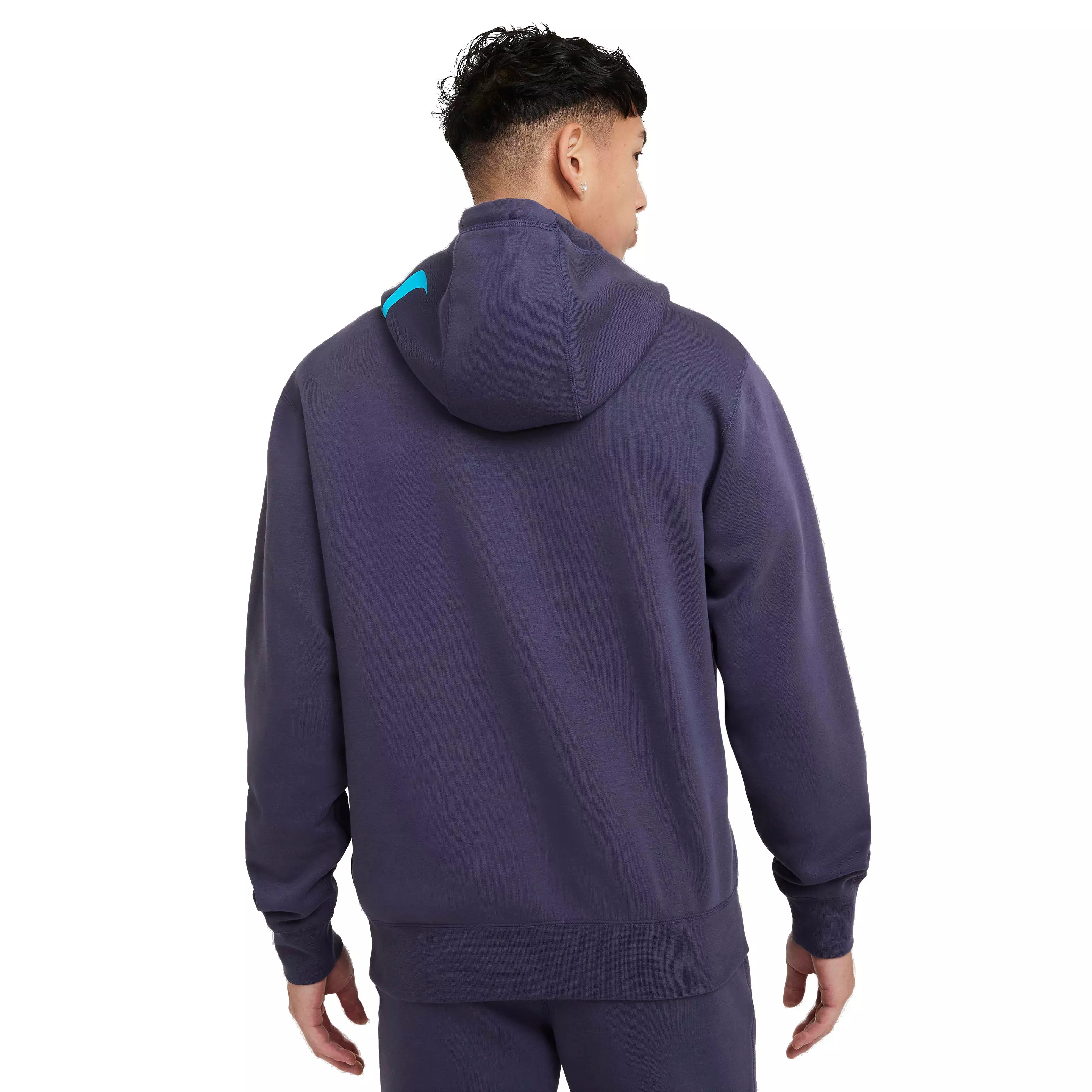 Nike Men's Ja Fleece Basketball Hoodie - PURPLE