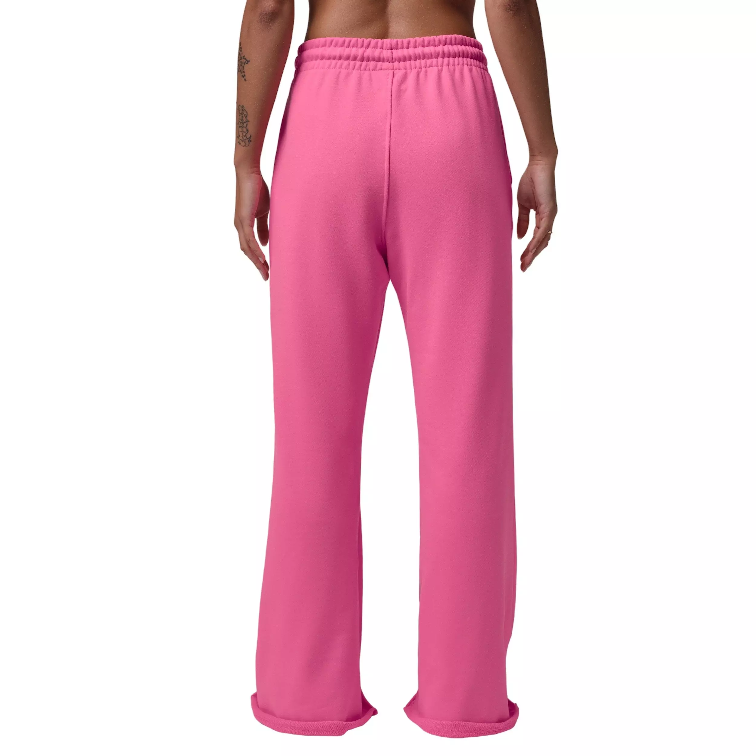 Jordan Women's French Terry Flared Pants - PINK