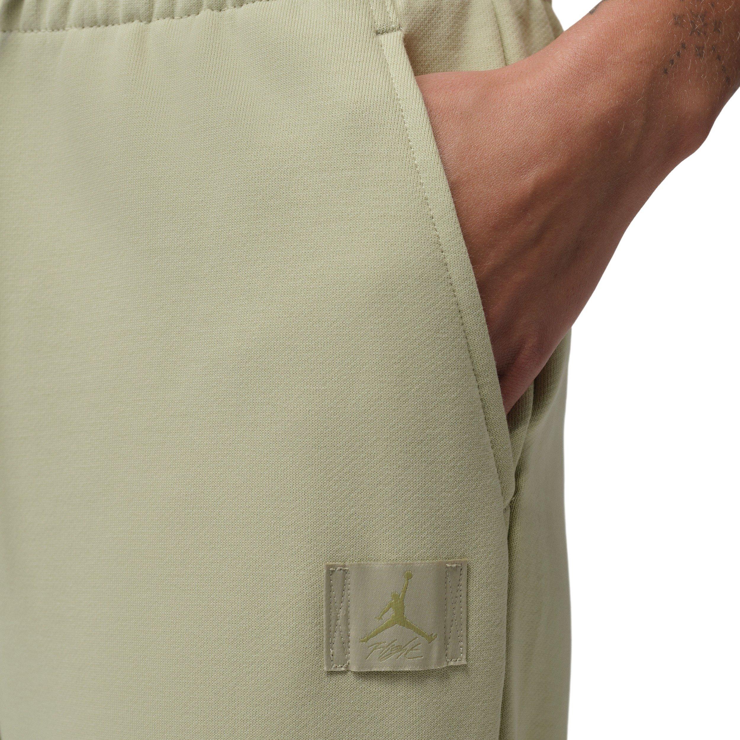 Jordan Women's French Terry Flared Pants - OLIVE Thumbnail View 3