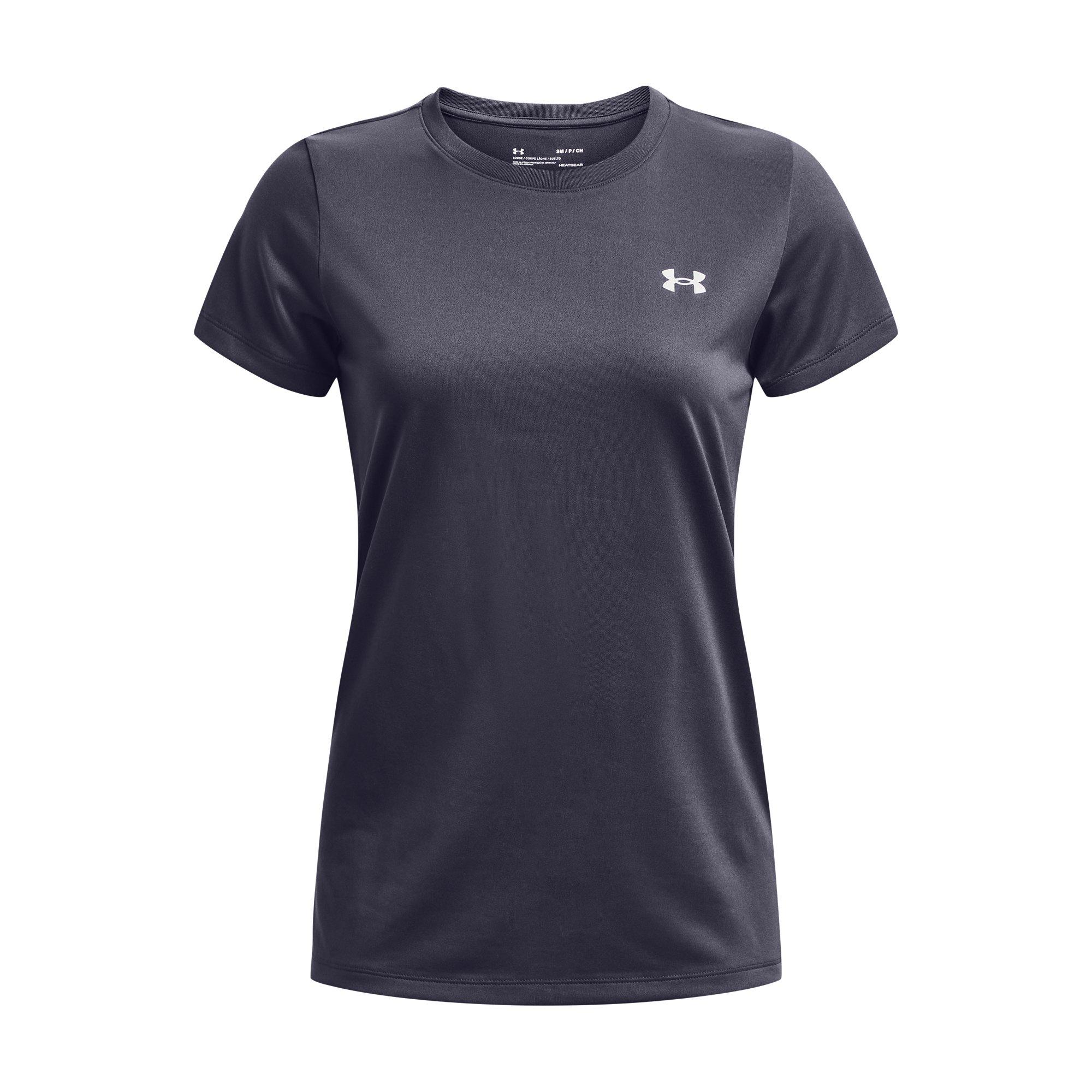 T-Shirt Under Armour Tech Solid pour Femme - Noir - Multisport