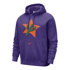 Nike Men's Phoenix Suns Club City Edition NBA Fleece Pullover Hoodie - Purple