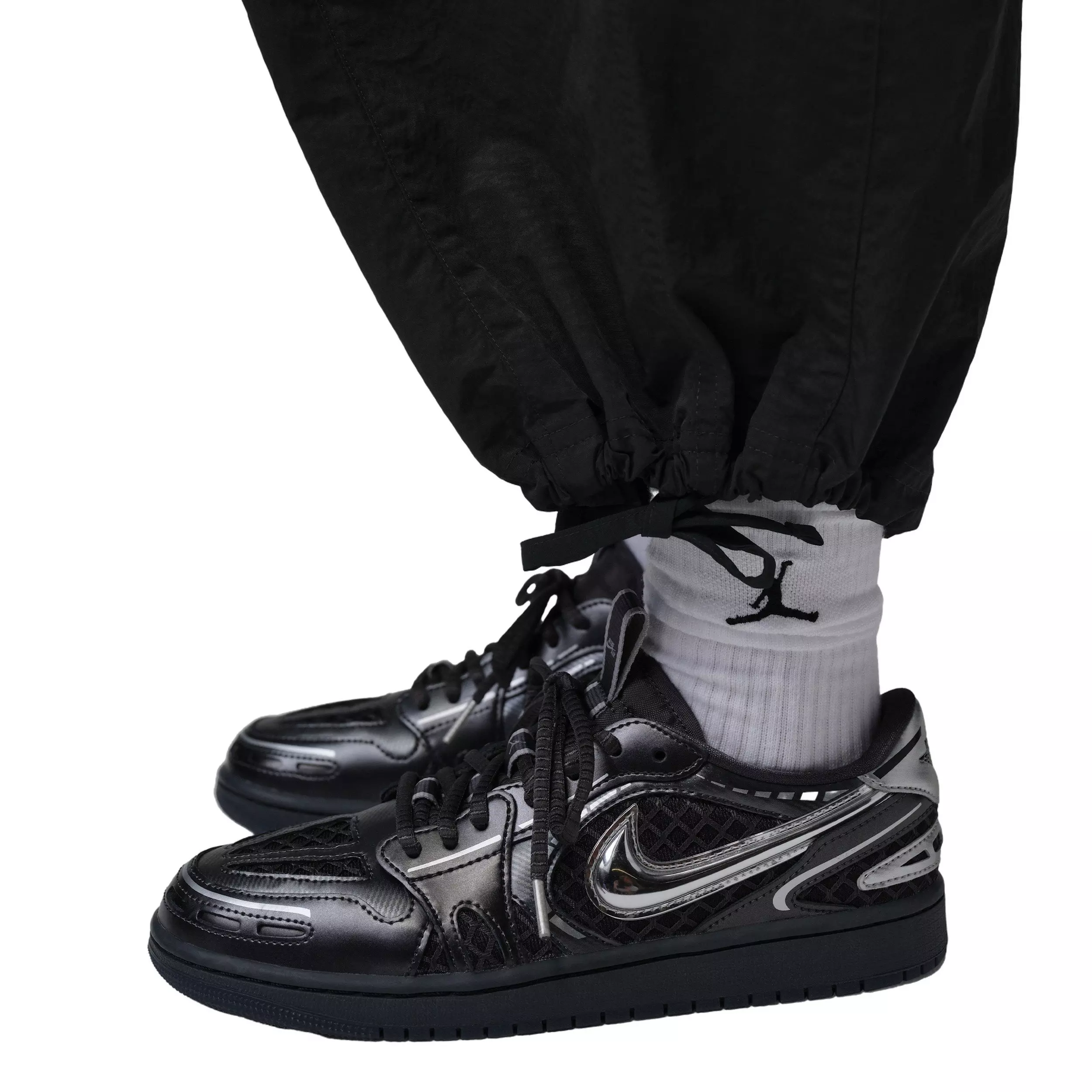 Jordan Women's Flight Chicago Parachute Pants - BLACK