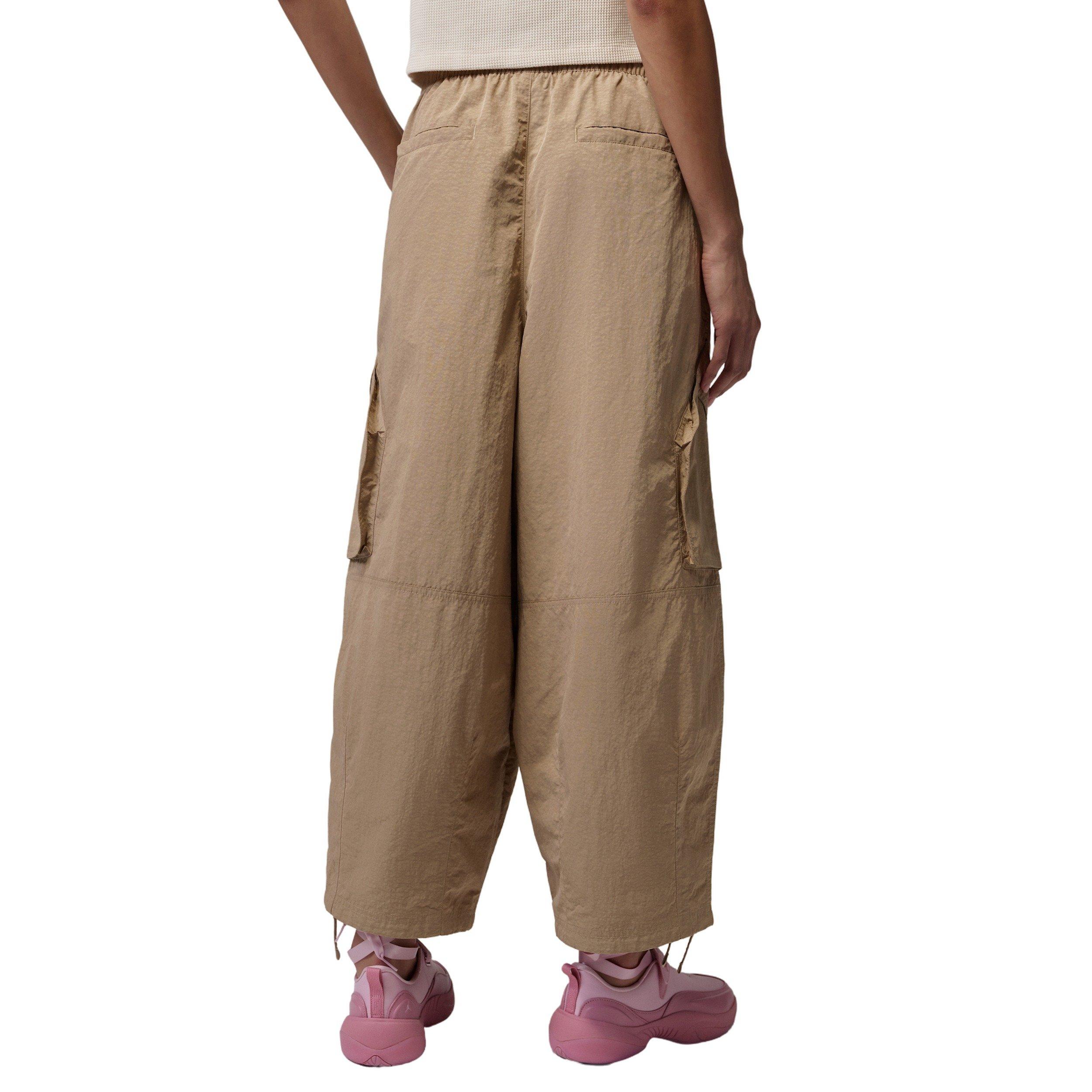 Jordan Women's Flight Chicago Adjustable Hem Parachute Pants - KHAKI Thumbnail View 2
