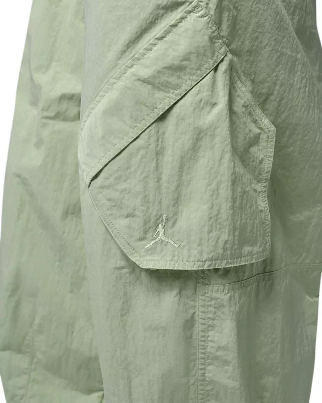 Jordan Women's Flight Chicago Adjustable Hem Parachute Pants - OLIVE