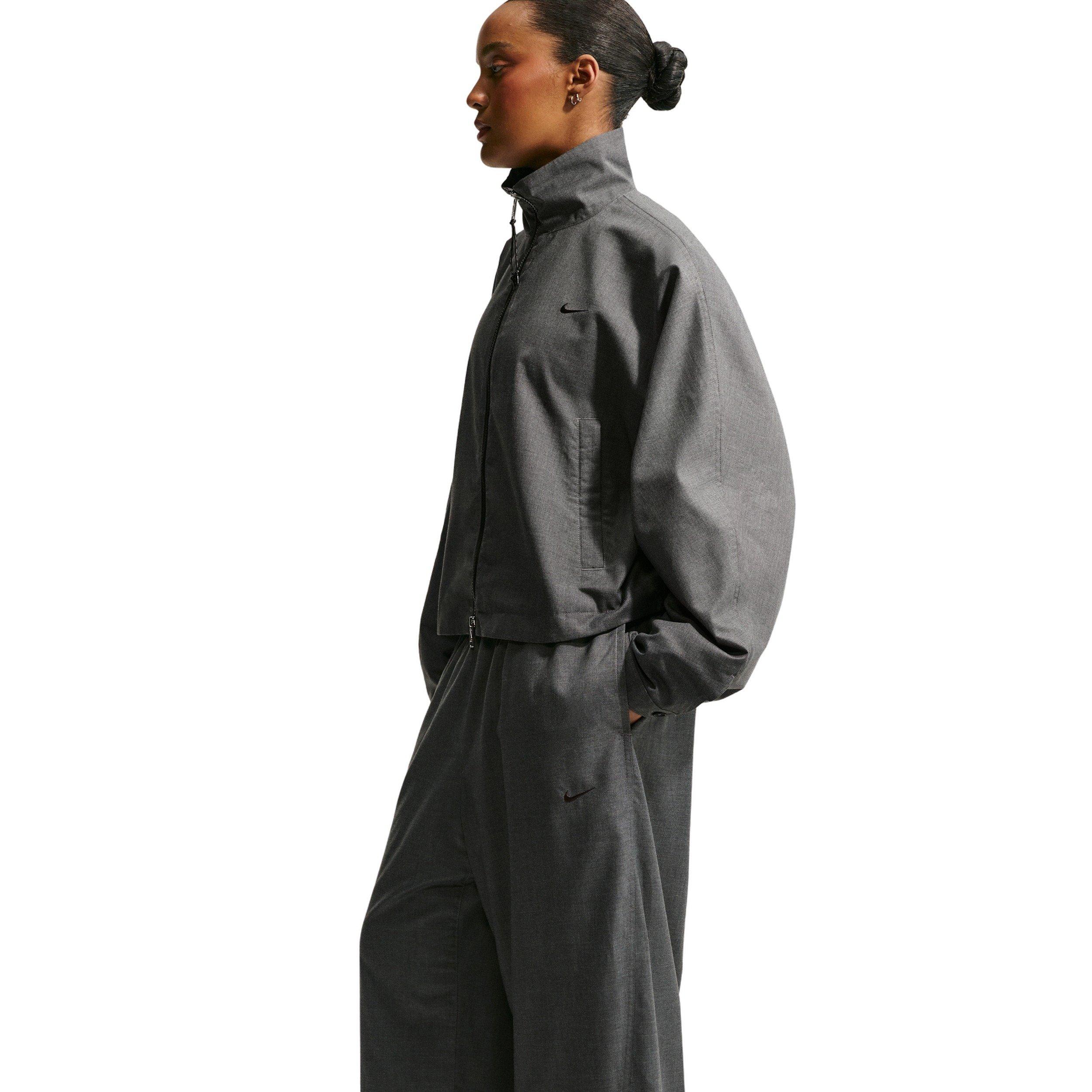 Nike Women's Sportswear Oversized Mid-Rise Woven Pants - BLACK Thumbnail View 5