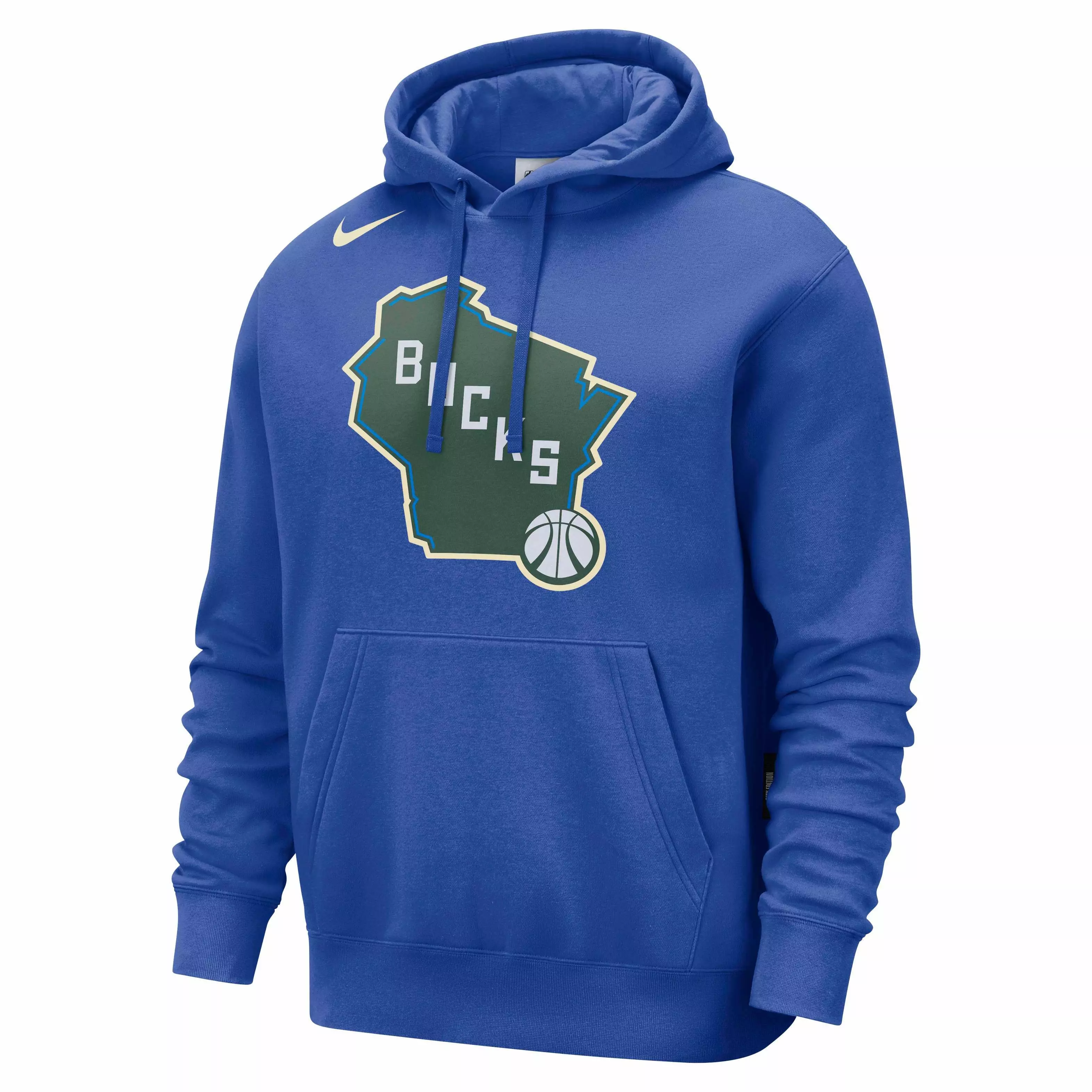 Nike Men's Milwaukee Bucks NBA CE Club Fleece Pullover Hoodie - ROYAL