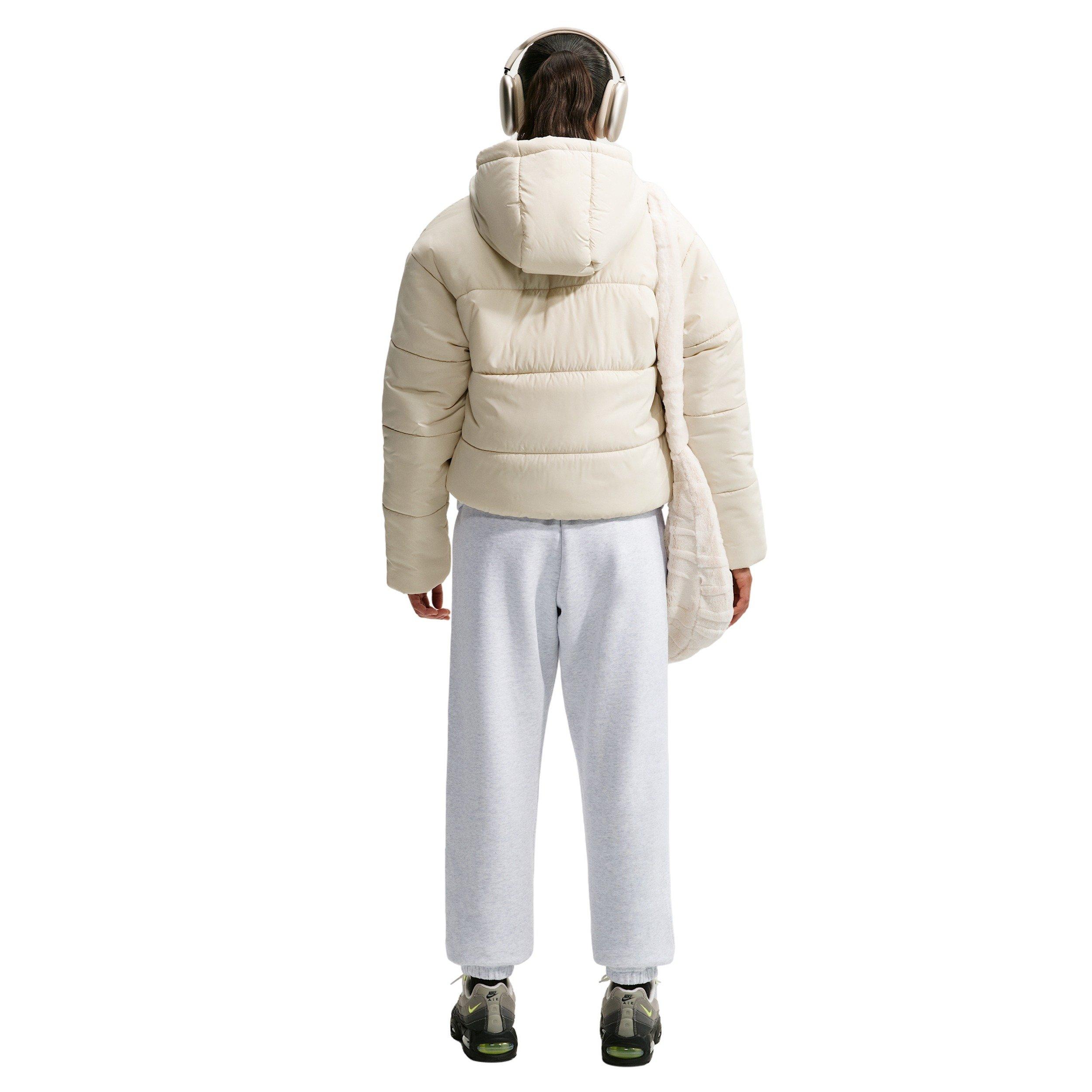Nike Women's Studio Fleece Med-Weight High-Rise Oversized Cuff Pants - BROWN/BLACK Thumbnail View 5