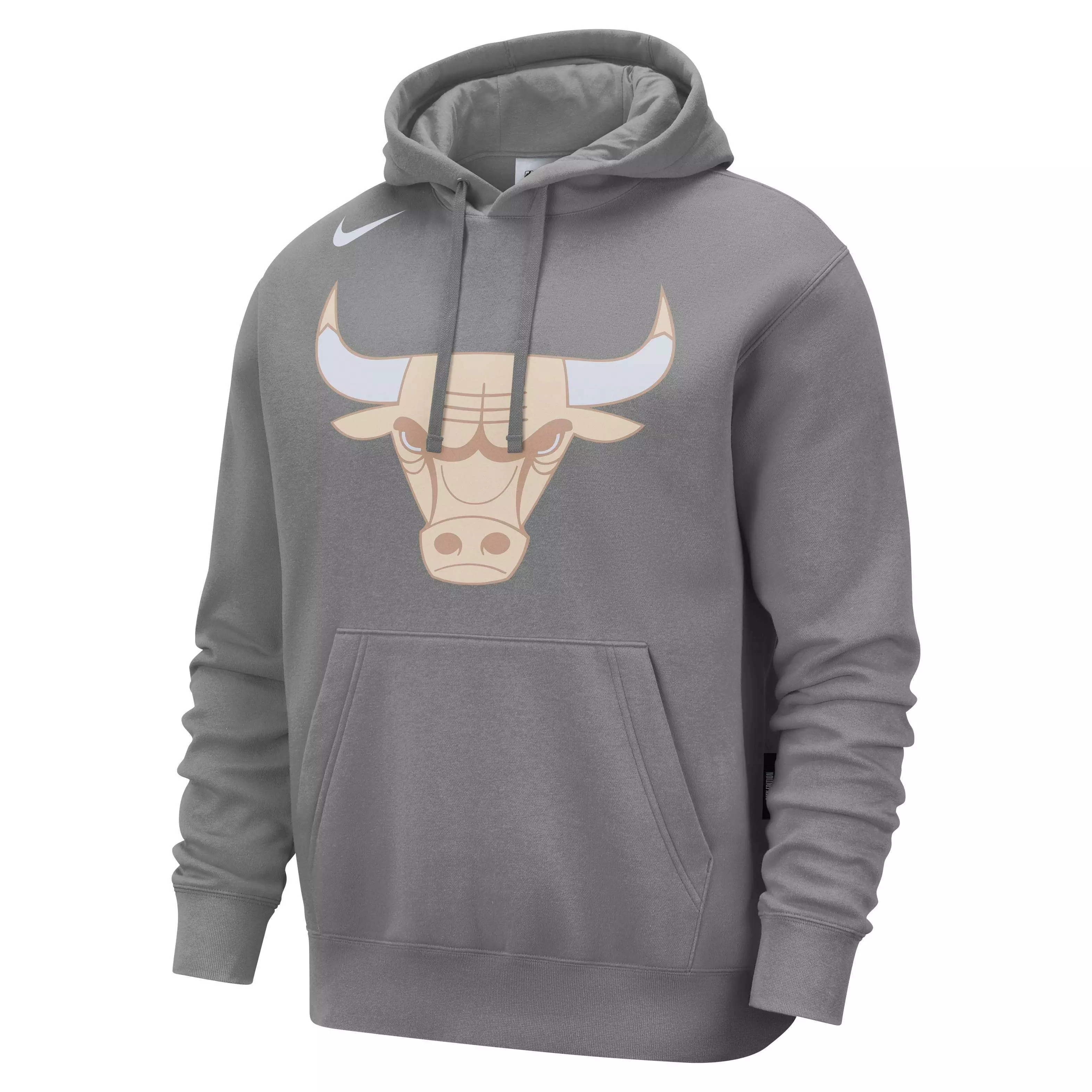 Nike Men's Chicago Bulls NBA CE Club Fleece Pullover Hoodie - DK GREY