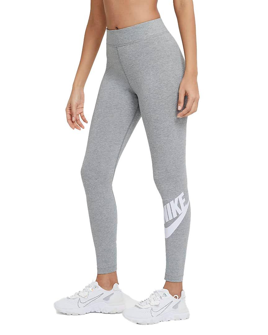 Nike Women's Sportswear Essential High-Rise Leggings - GREY Thumbnail View 1