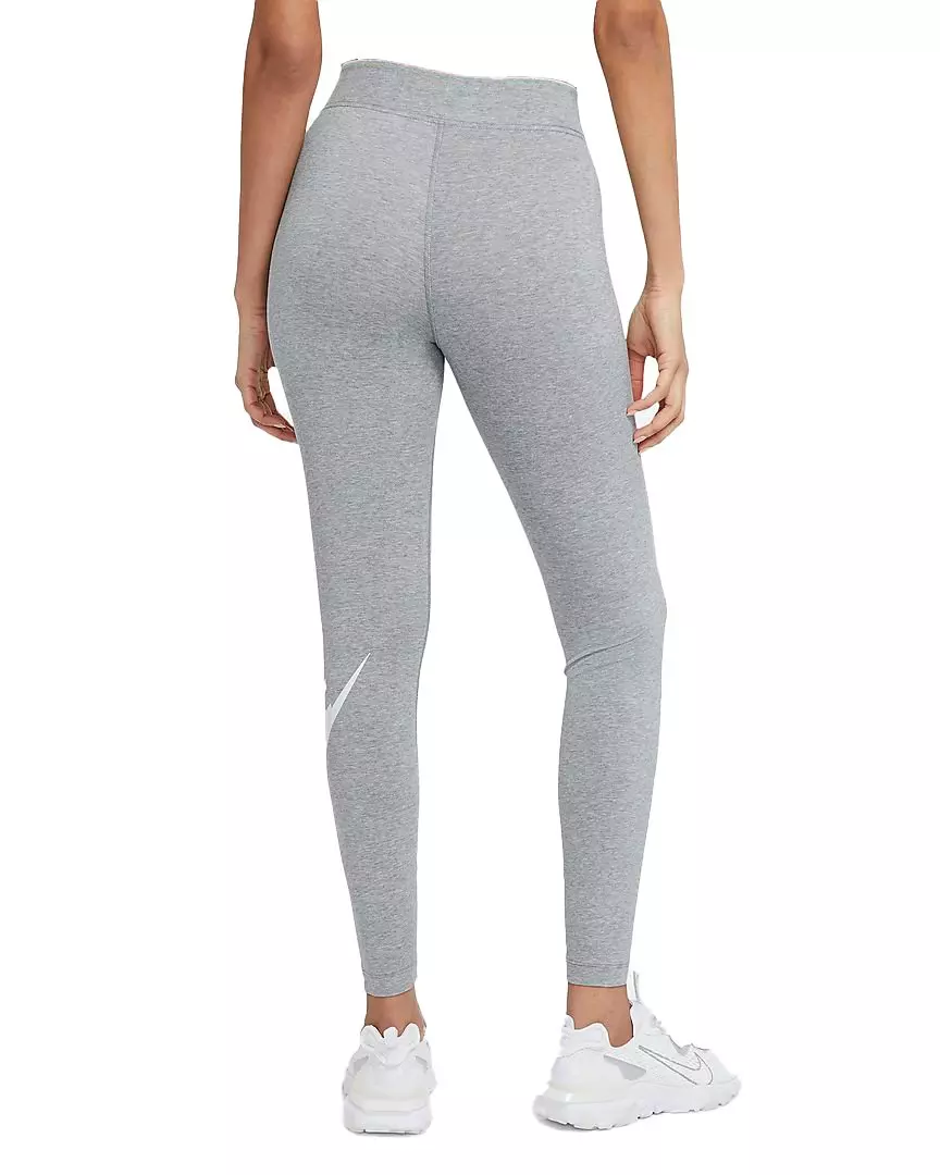 Nike Women's Sportswear Essential High-Rise Leggings - GREY