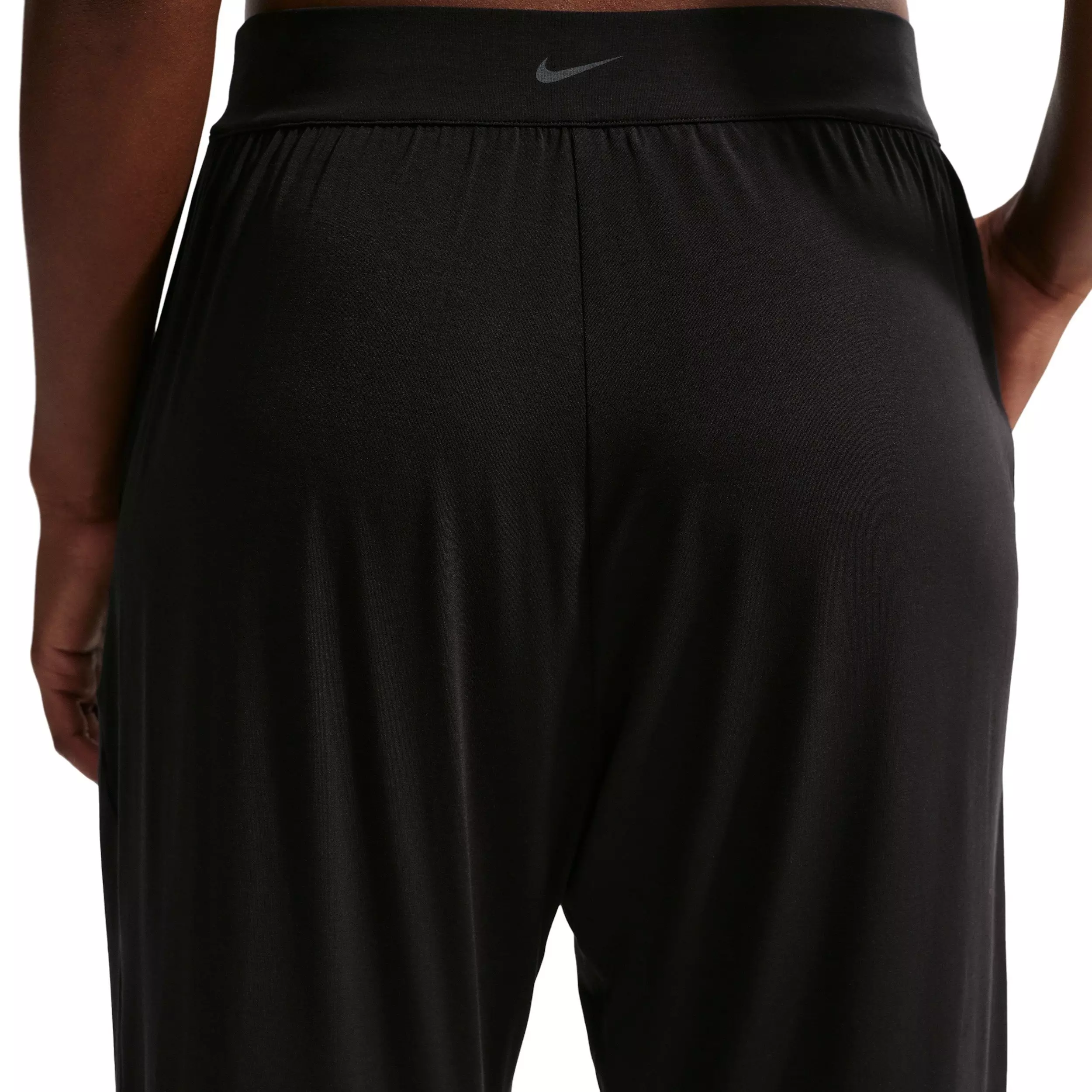 Nike Women's Zenvy Loose Mid-Rise Pants - BLACK/GREY