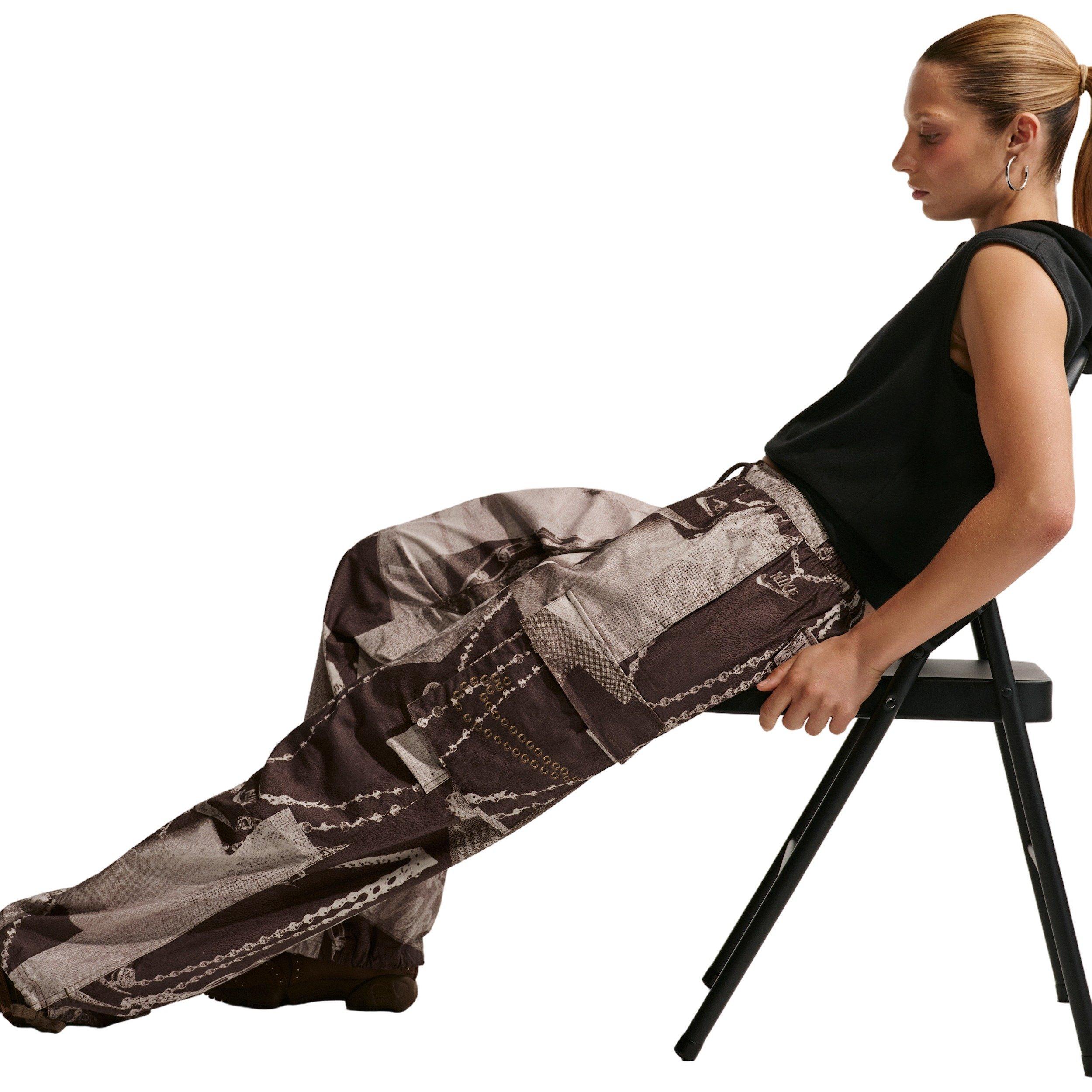 Nike Women's Sportswear Camo Cargo Dance Pants - DK HAZEL Thumbnail View 5