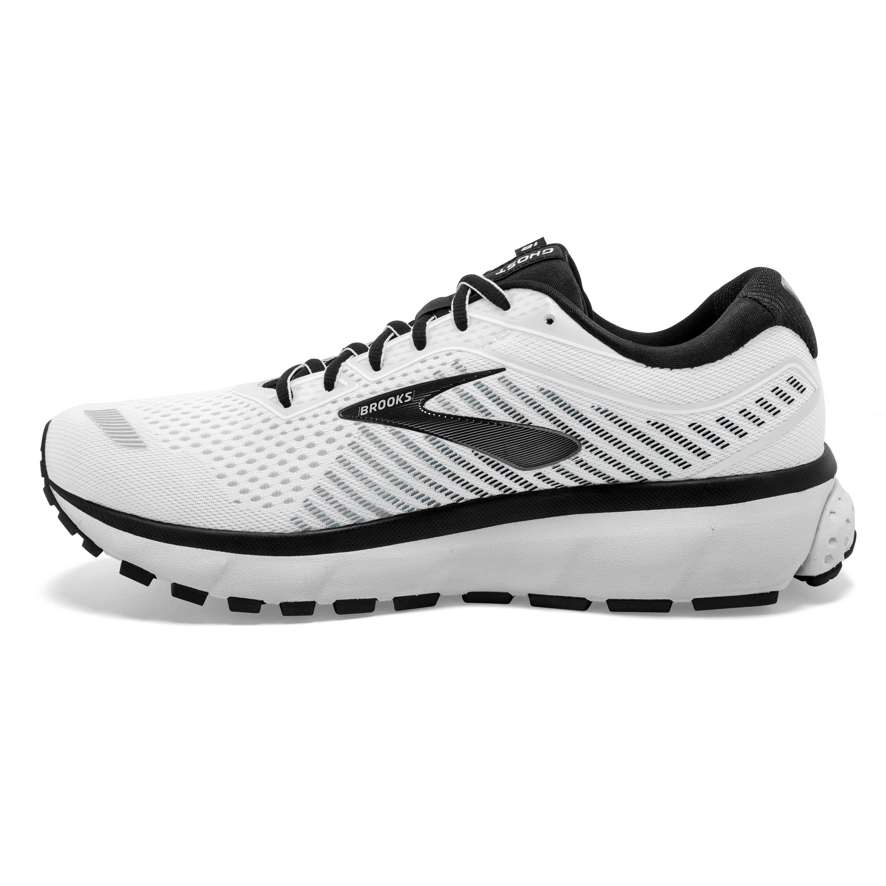 Details about   Brooks Ghost 12 White/Grey/Black 