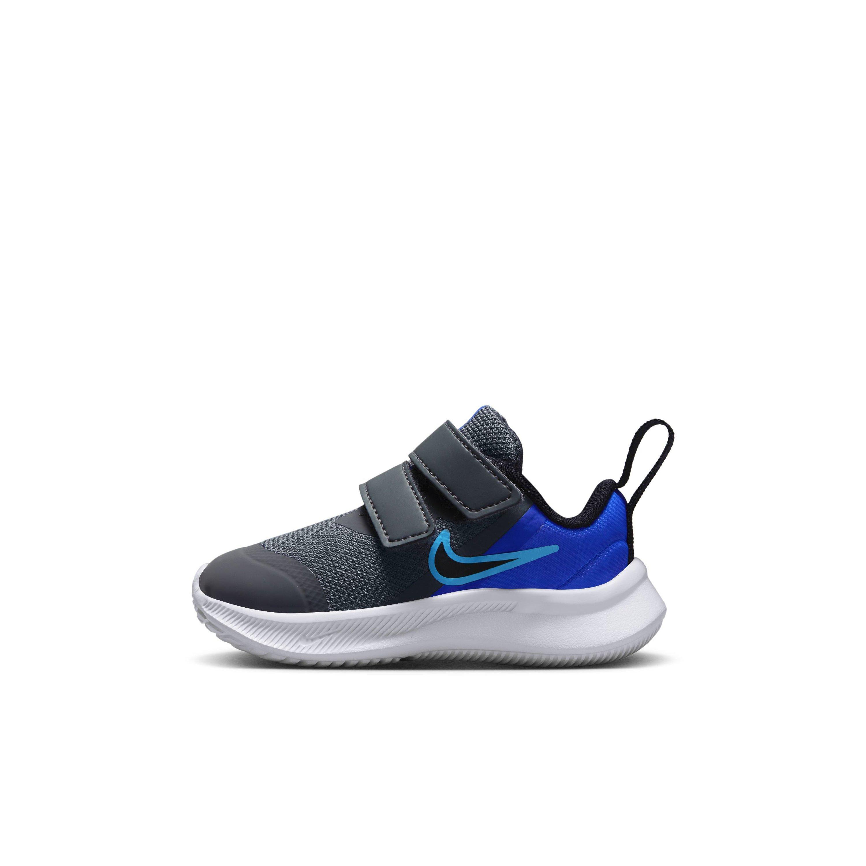 Nike Star Runner 3 Infant Boys' "Iron Grey/Black/Blue Lightning" Running Shoe