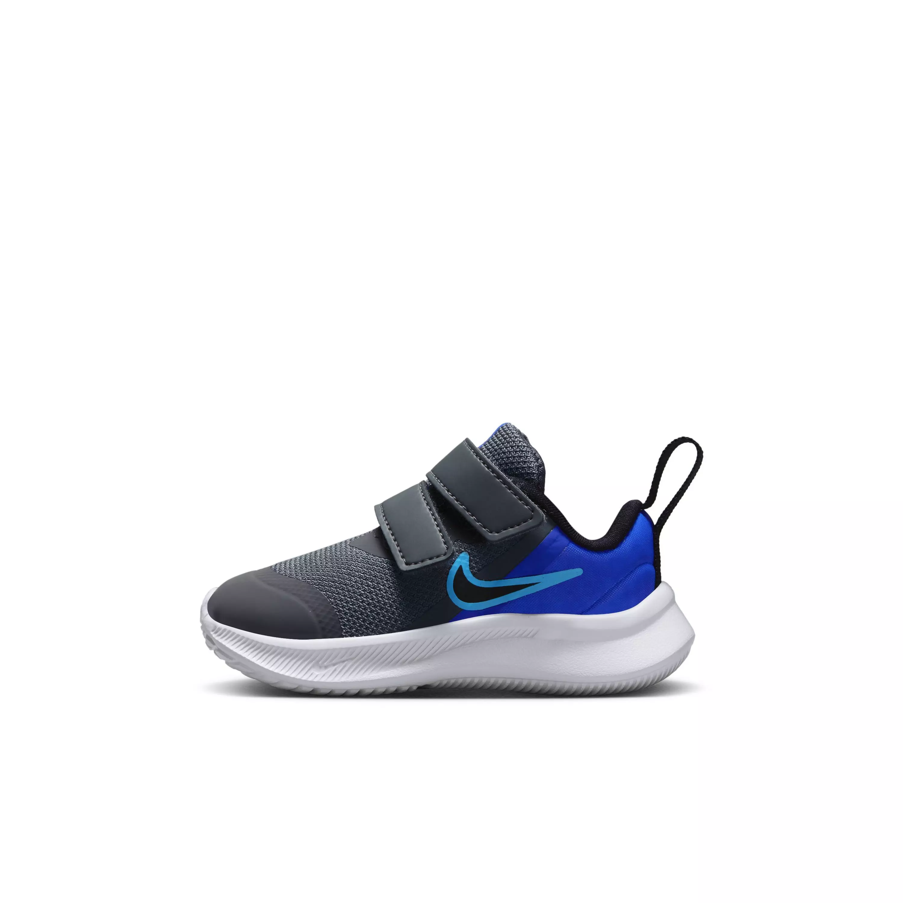 Nike Star Runner 3 "Iron Grey/Black/Blue Lightning" Infant Boys' Running Shoe - GREY/BLACK/BLUE