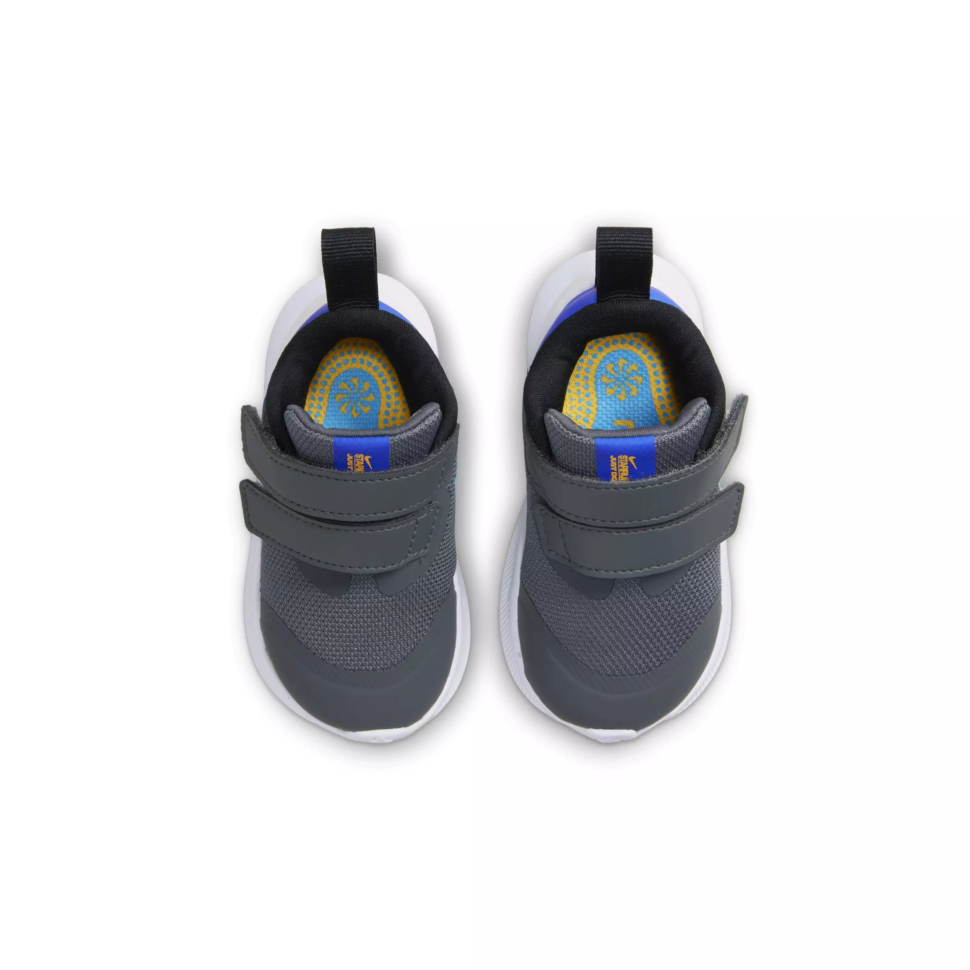 Nike Star Runner 3 "Iron Grey/Black/Blue Lightning" Infant Boys' Running Shoe - GREY/BLACK/BLUE