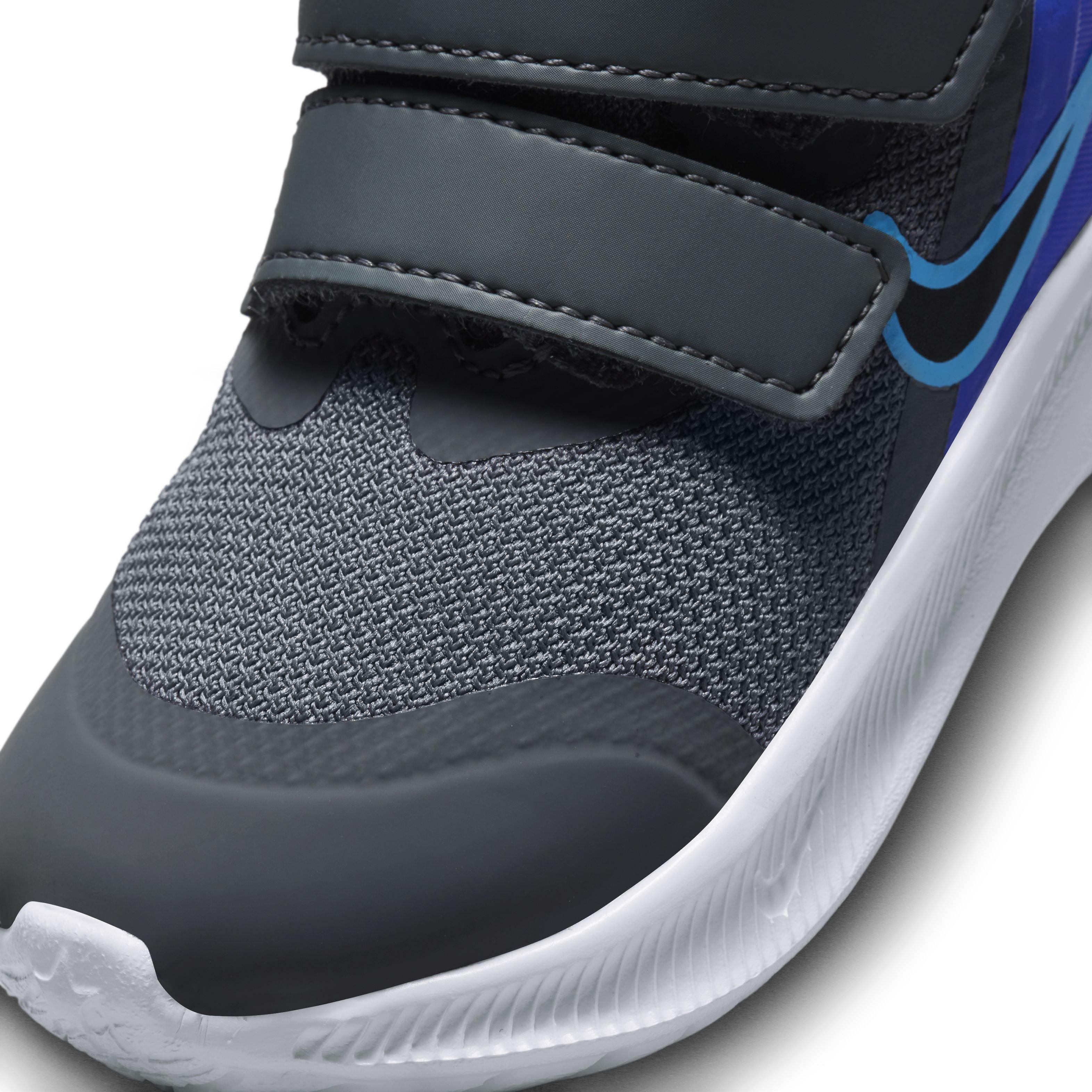 Nike Star Runner 3 Infant Boys' "Iron Grey/Black/Blue Lightning" Running Shoe